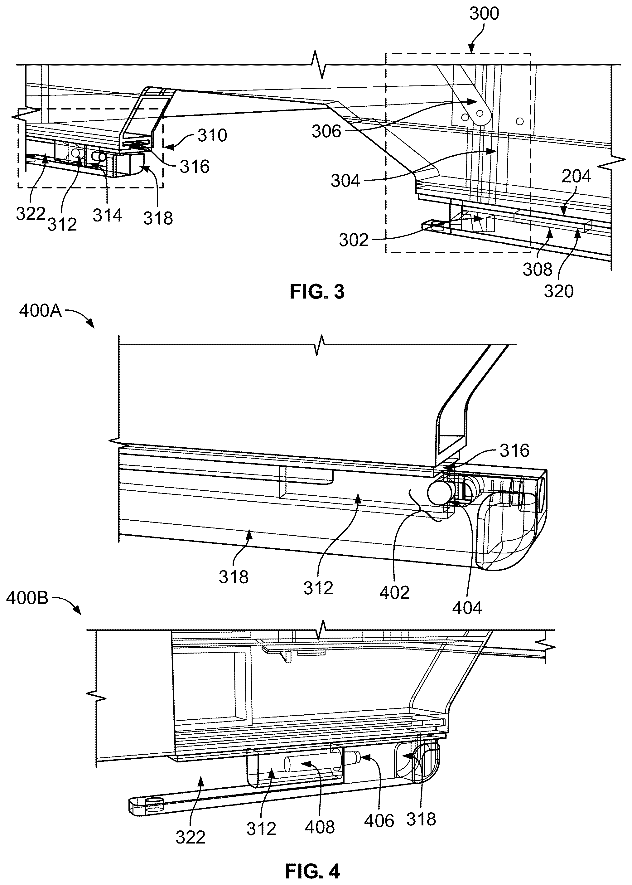 Patent US12551012 Figure 3 – Modular kitchen mounting apparatus