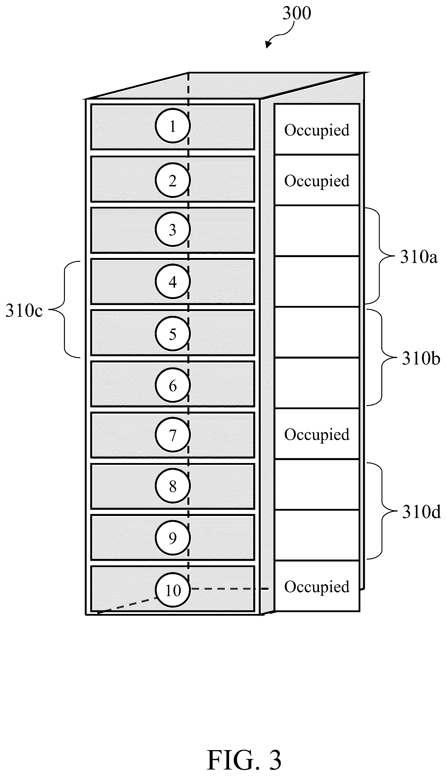 Patent US12551013 Figure 5 – Locker system capable of dynamically generating storage space based on object volume and an operation method thereof