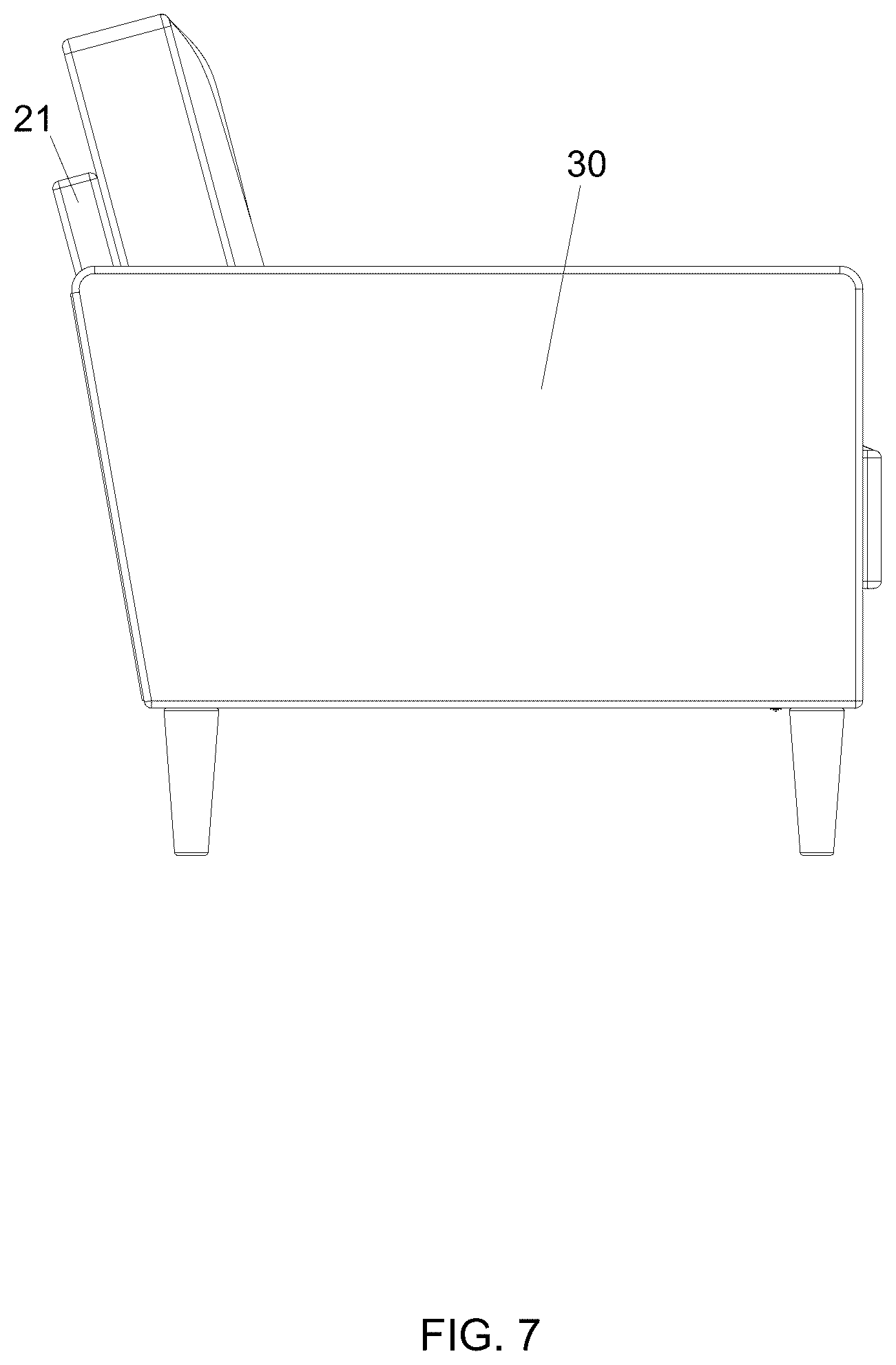 Patent US12551015 Figure 7 – Sofa
