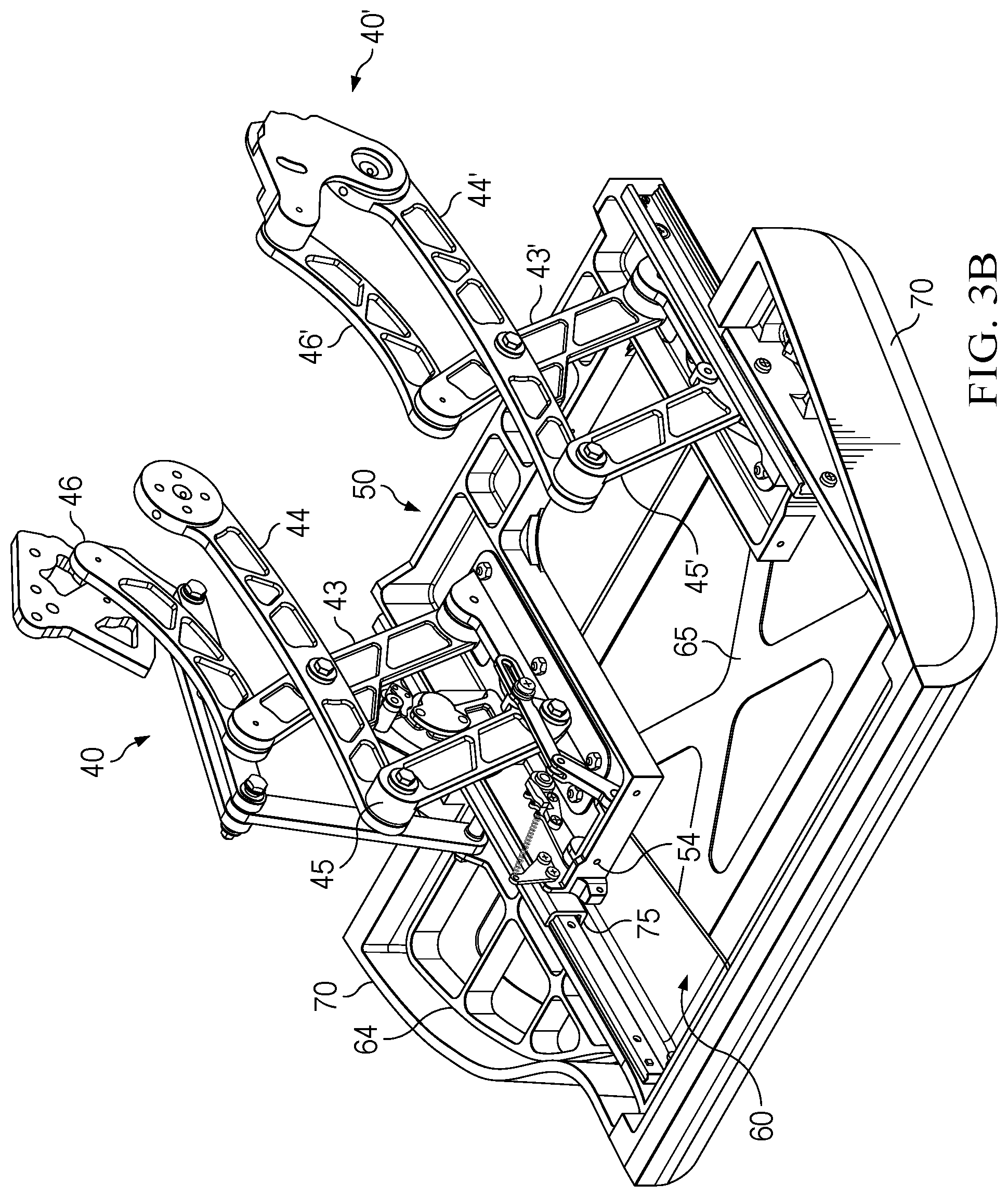 Patent US12551017 Figure 7 – Leg rest extension mechanism and method for operating the leg rest extension mechanism