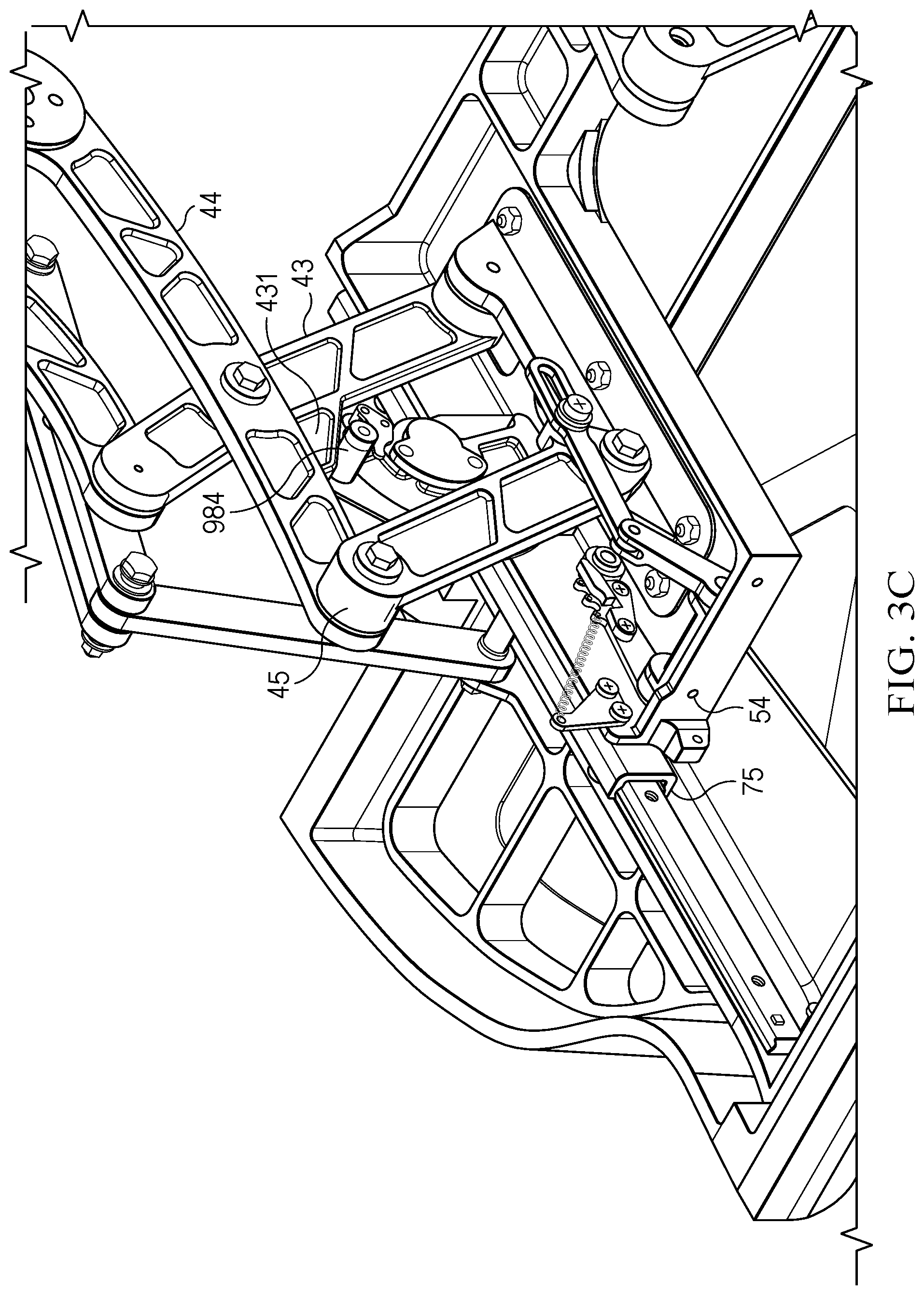 Patent US12551017 Figure 8 – Leg rest extension mechanism and method for operating the leg rest extension mechanism