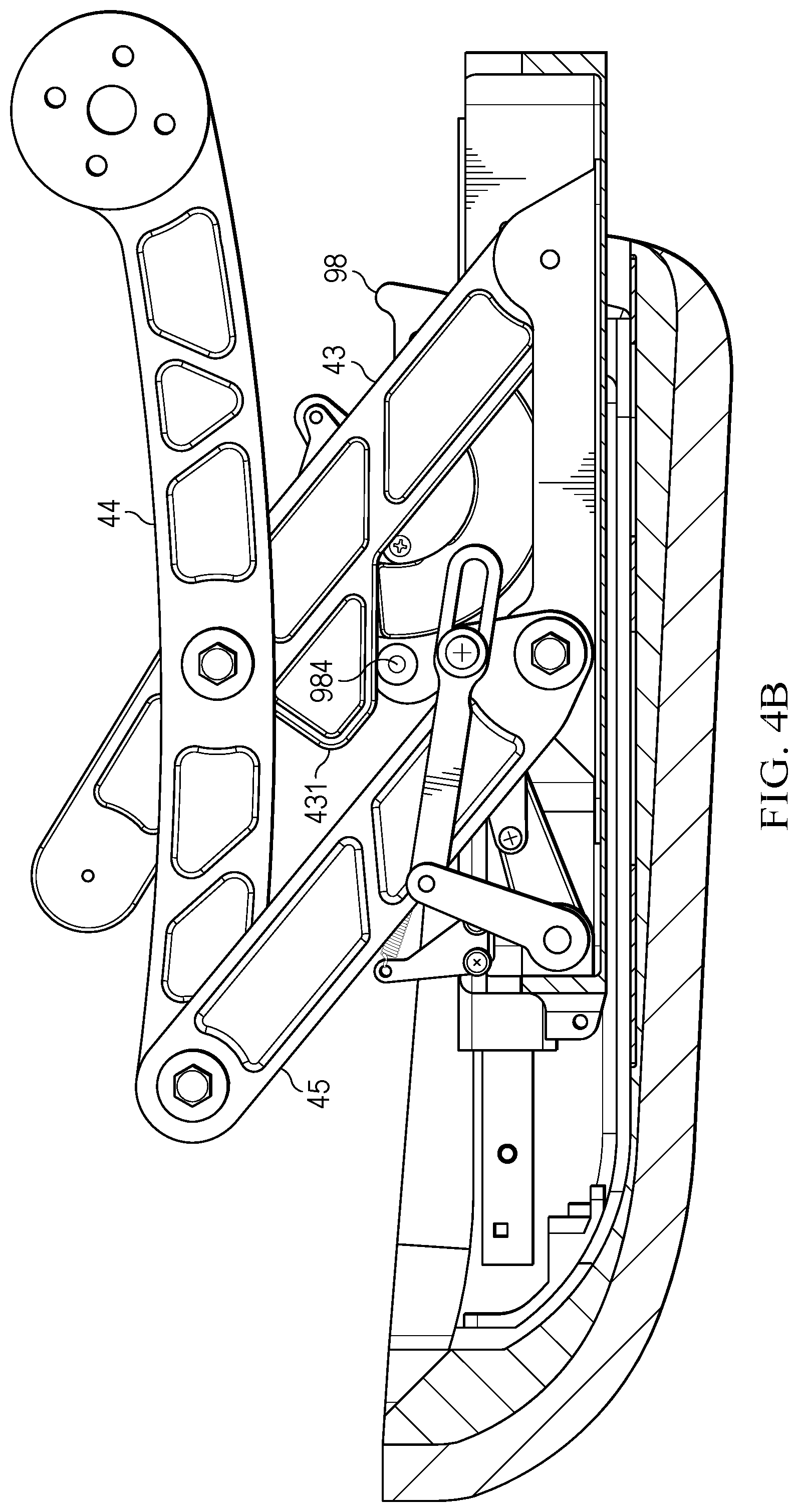 Patent US12551017 Figure 12 – Leg rest extension mechanism and method for operating the leg rest extension mechanism