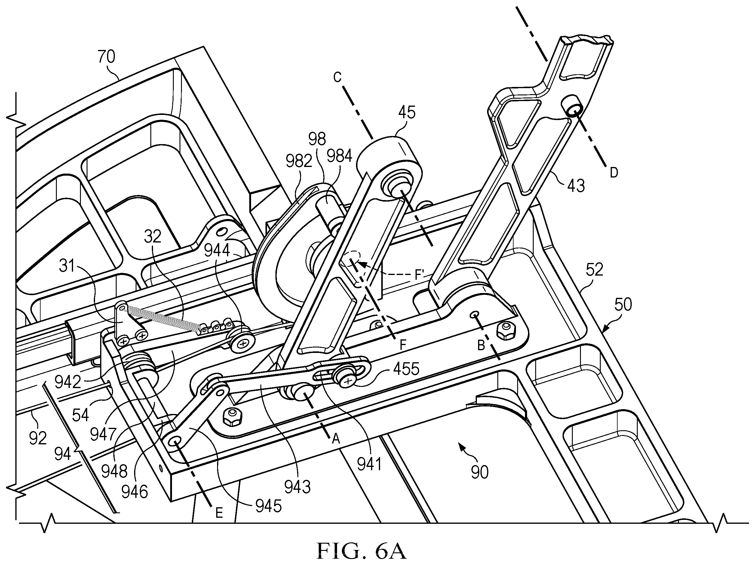 Patent US12551017 Figure 15 – Leg rest extension mechanism and method for operating the leg rest extension mechanism