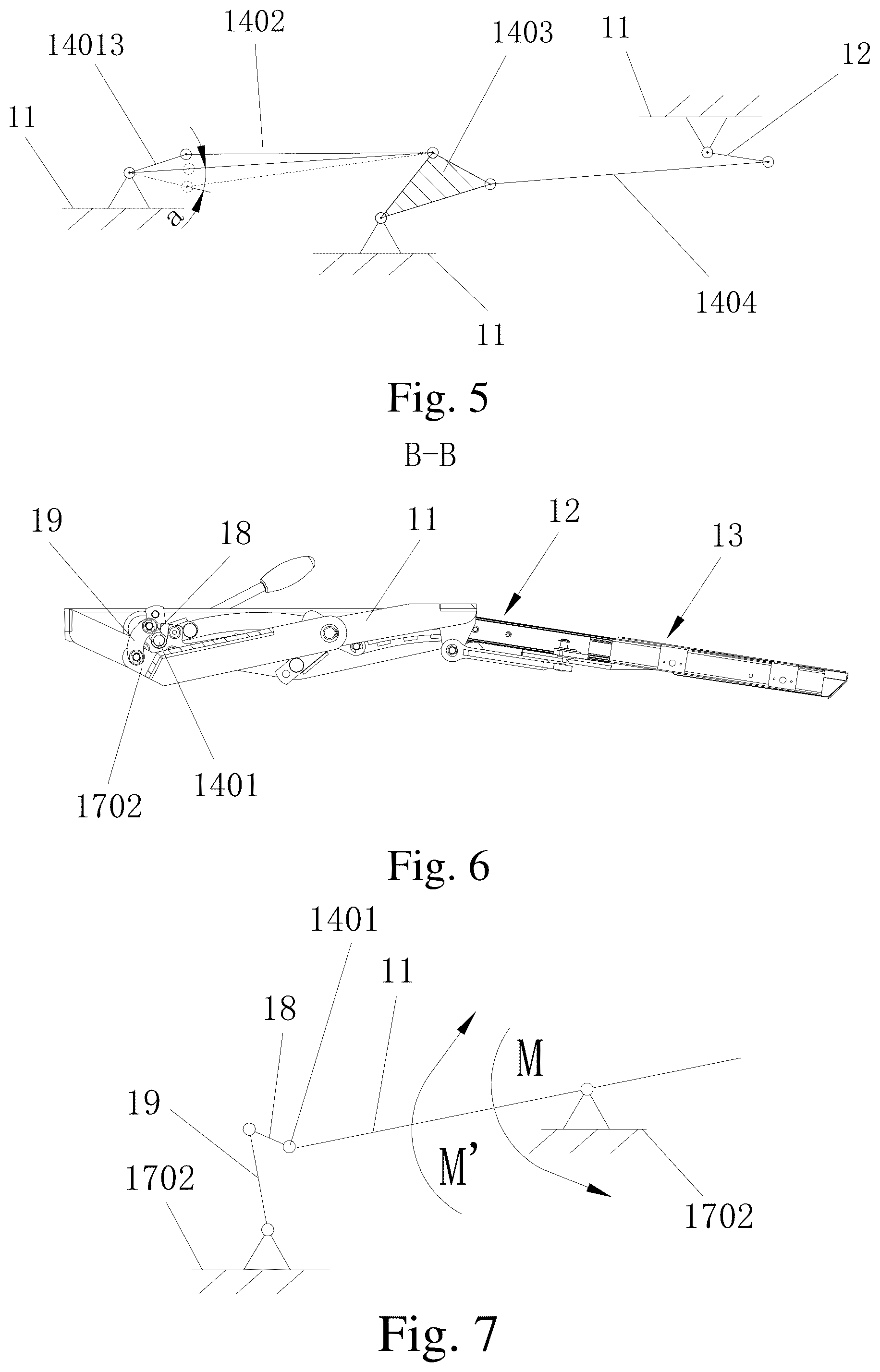 Patent US12551018 Figure 3 – Support structure and seat