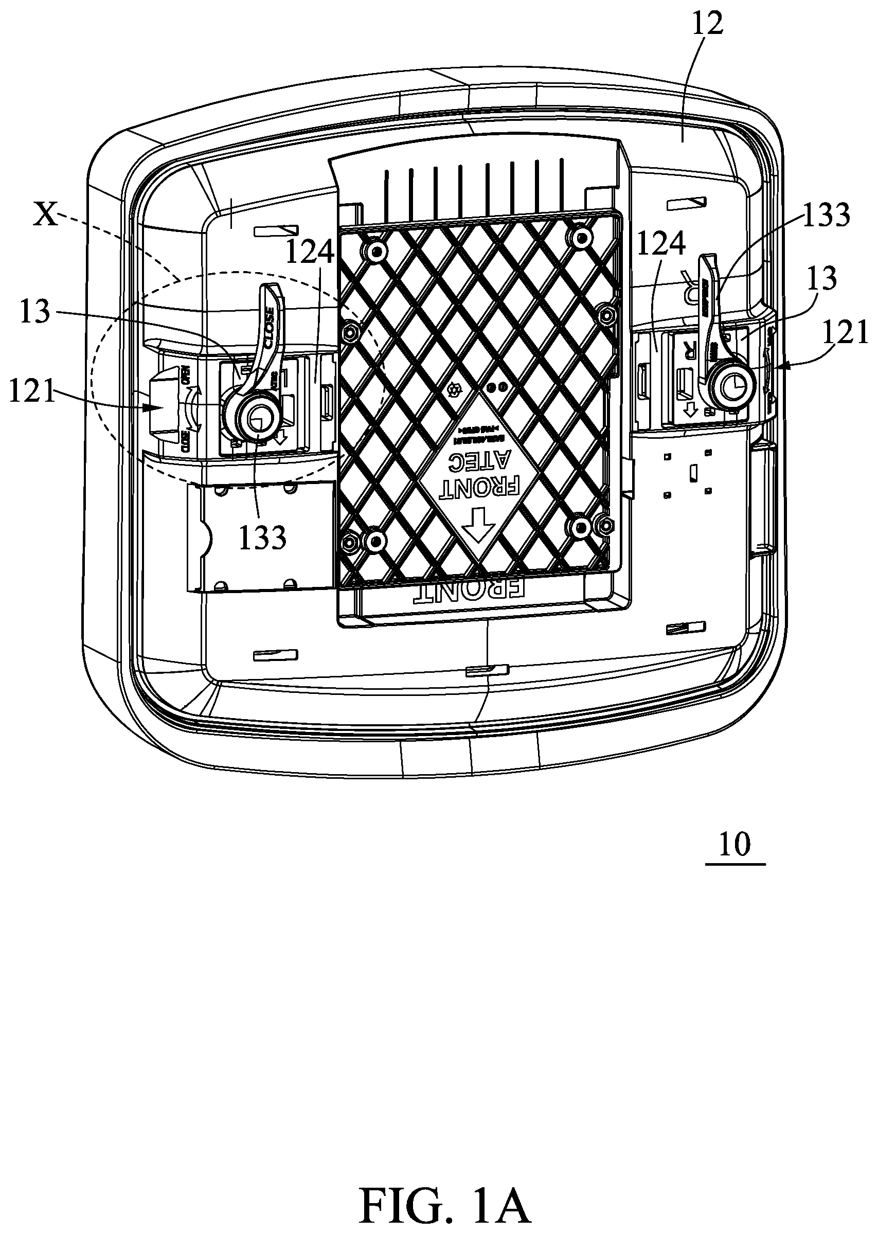 Patent US12551019 Figure 1 – Chair seat