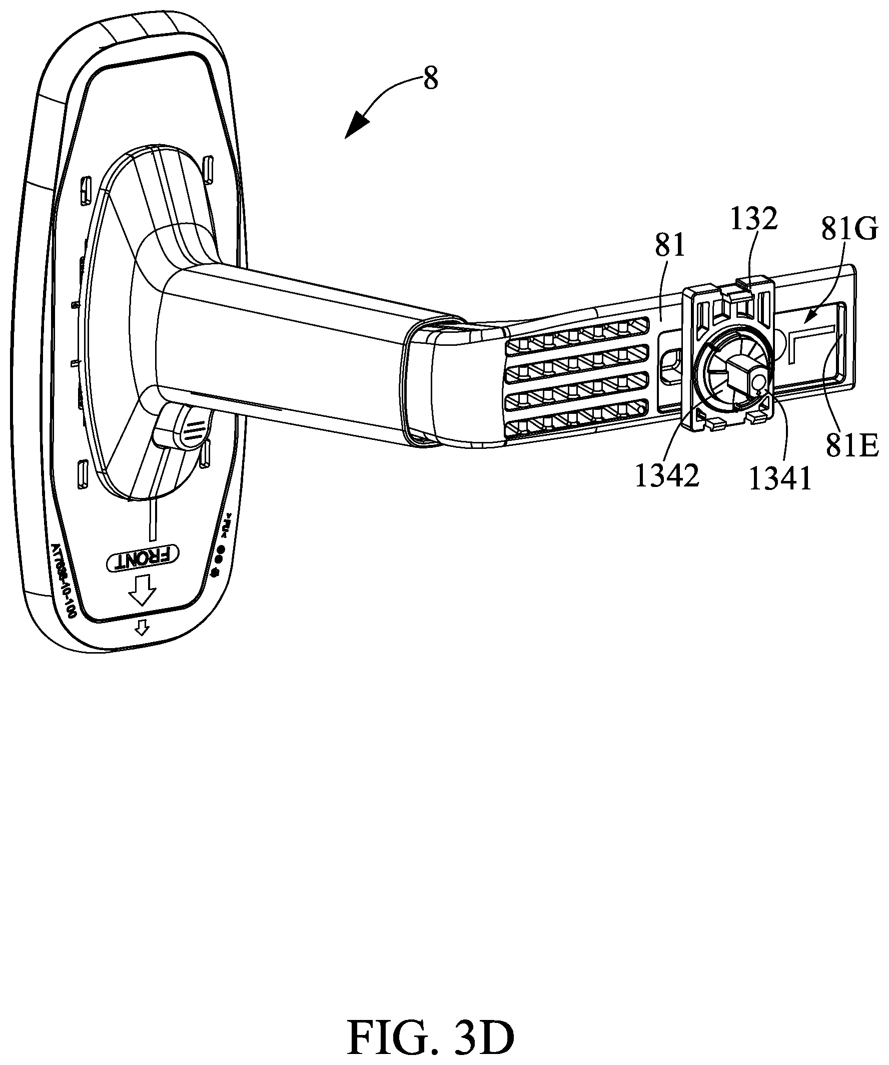 Patent US12551019 Figure 8 – Chair seat