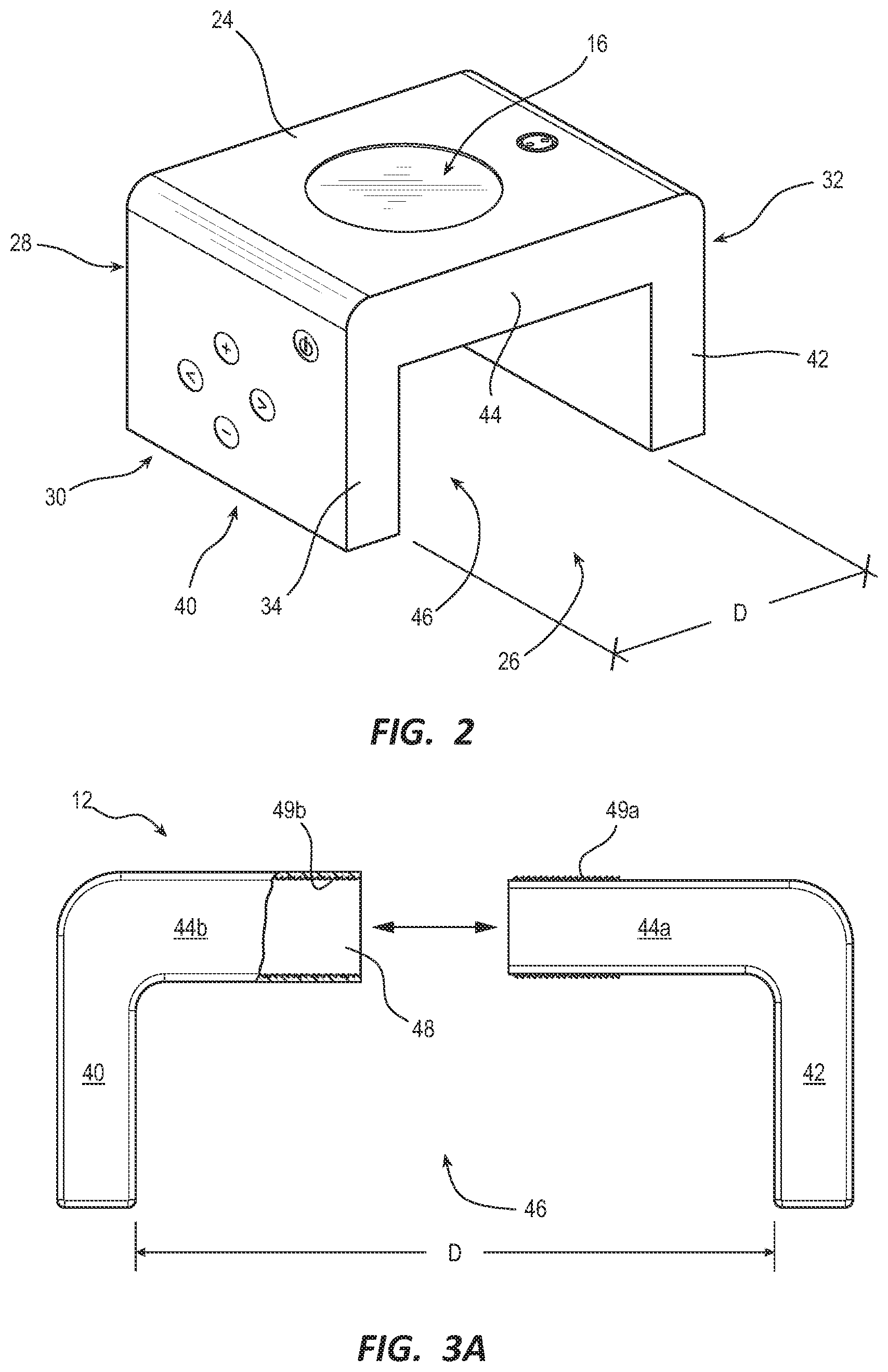 Patent US12551020 Figure 2 – Furniture console and methods of using the same