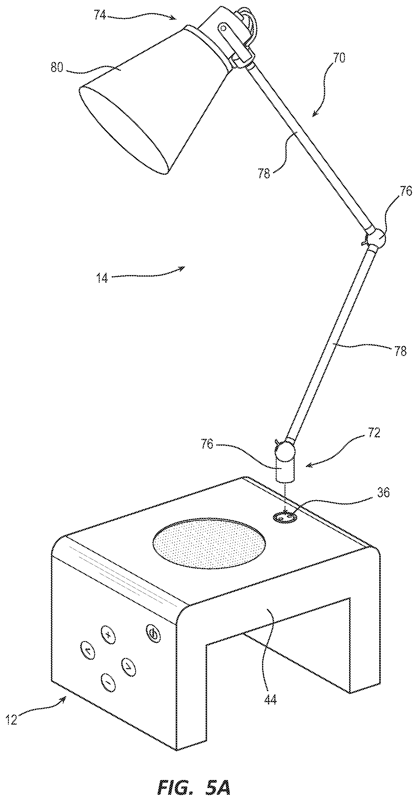 Patent US12551020 Figure 5 – Furniture console and methods of using the same