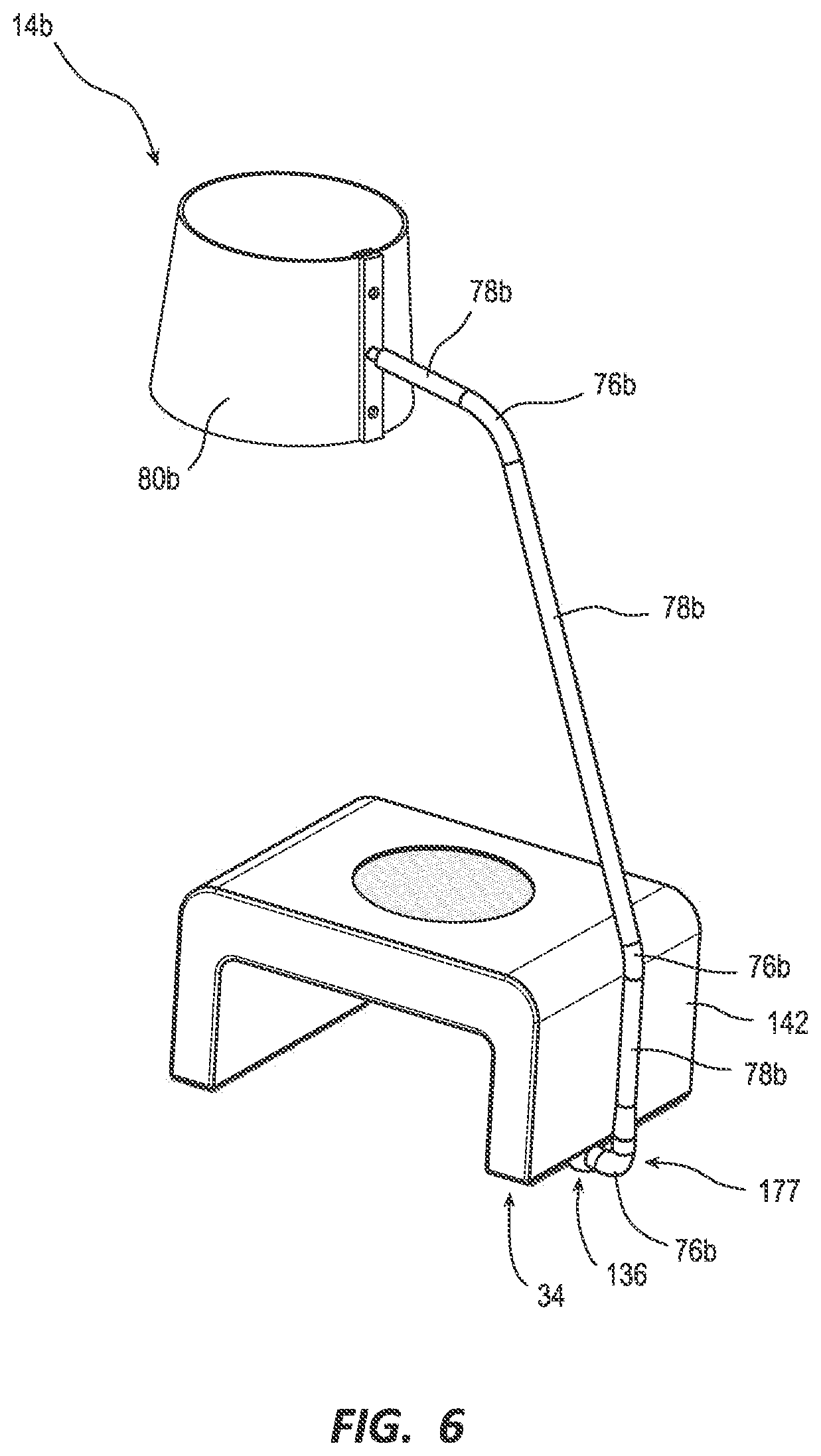 Patent US12551020 Figure 7 – Furniture console and methods of using the same