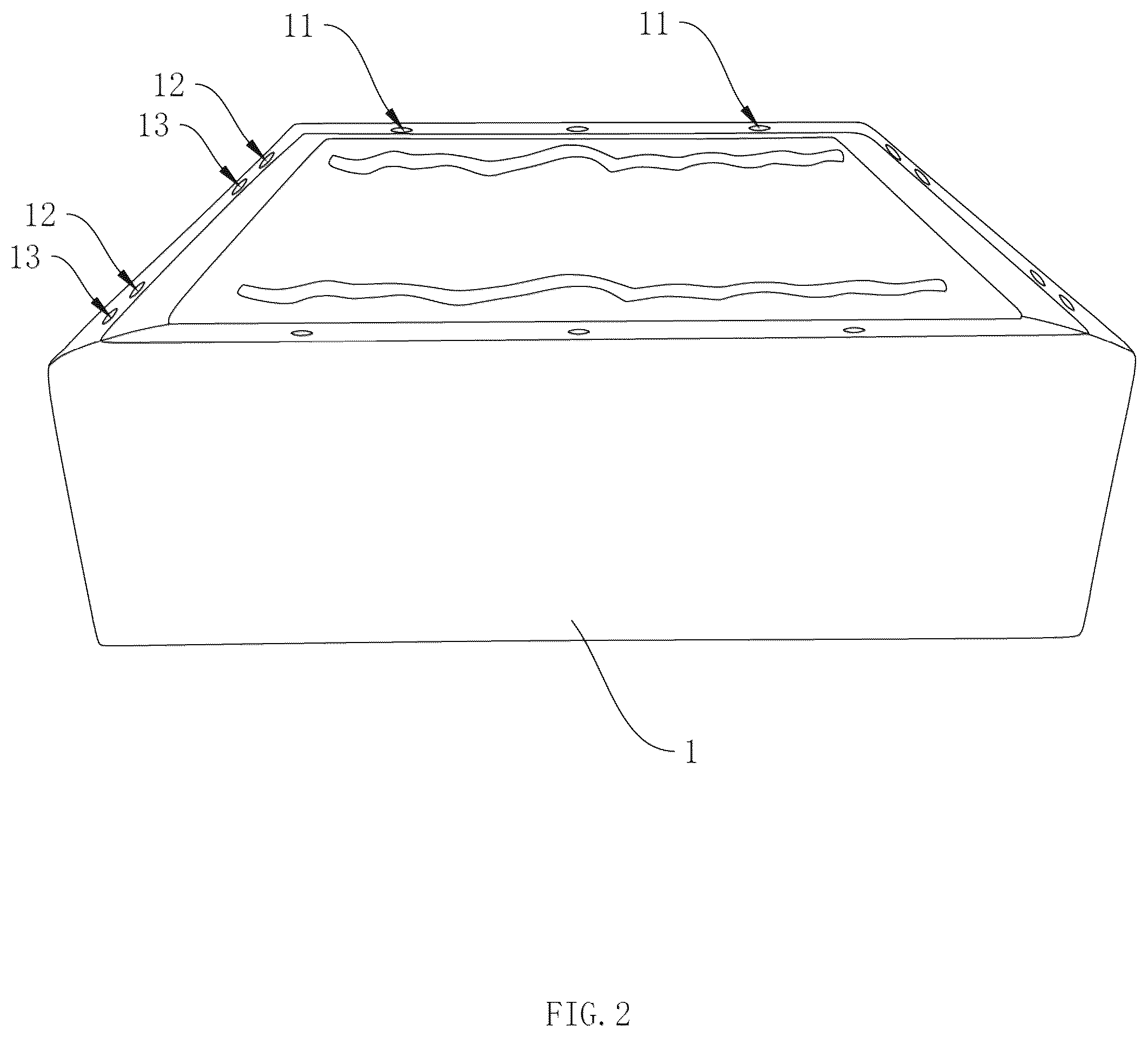 Patent US12551021 Figure 2 – Modular sofa assembly