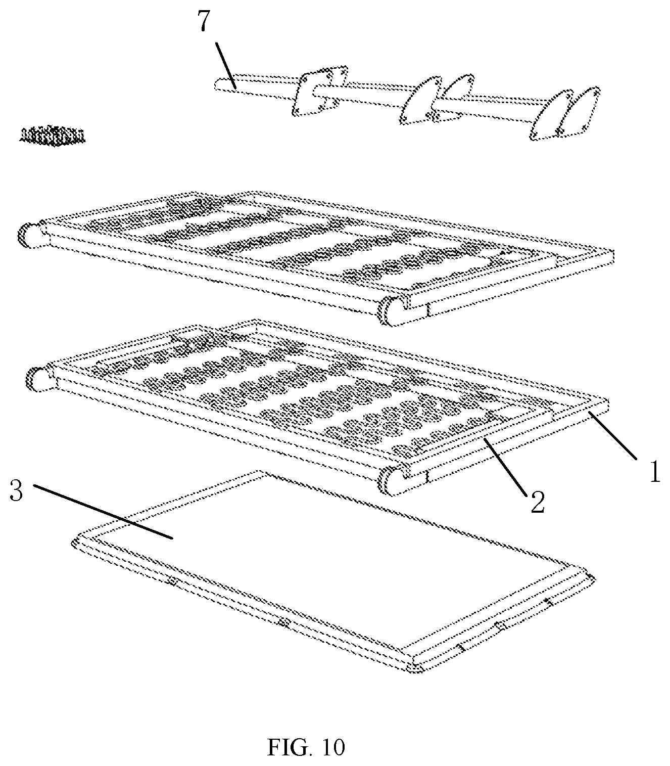 Patent US12551022 Figure 10 – Folding sofa