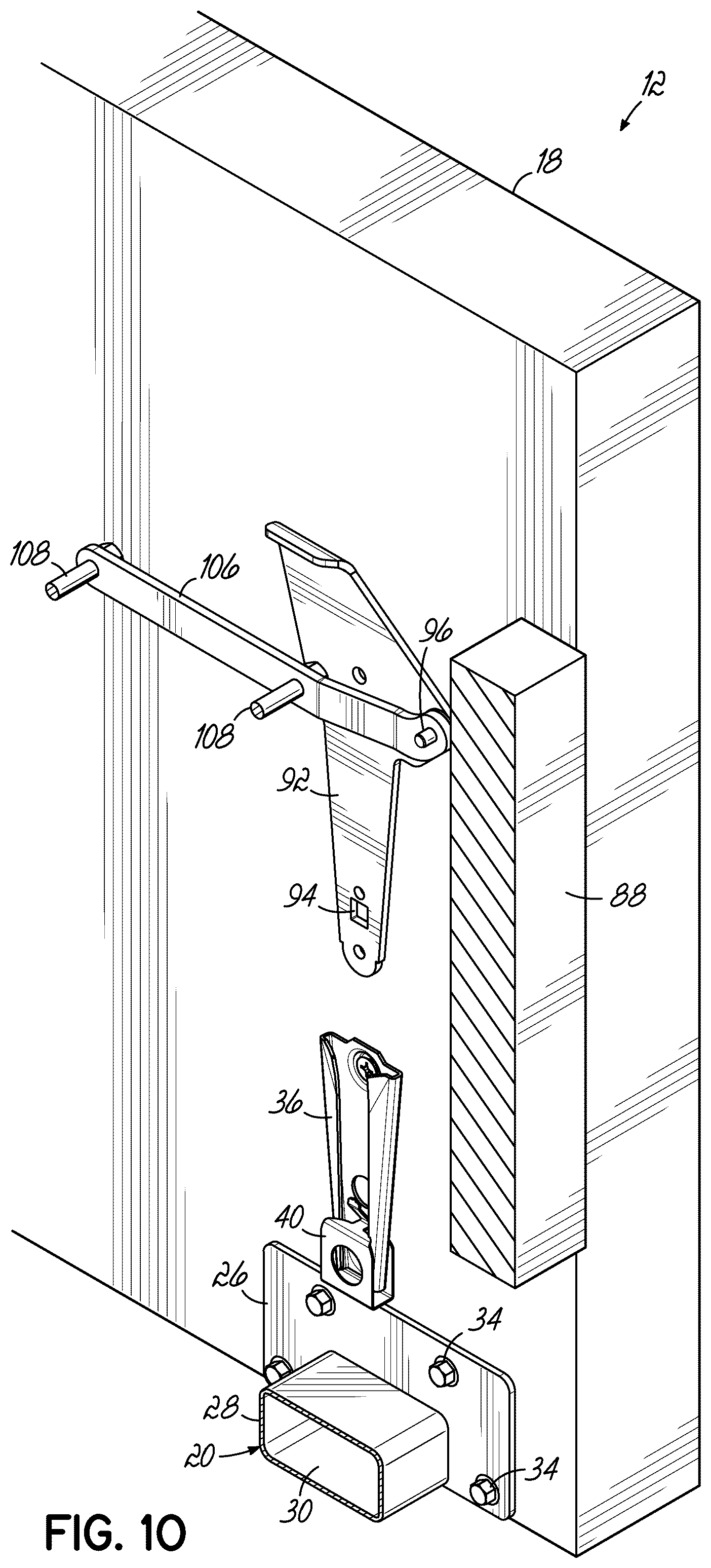 Patent US12551023 Figure 18 – Modular sofa sleeper having pivotal backrest assembly