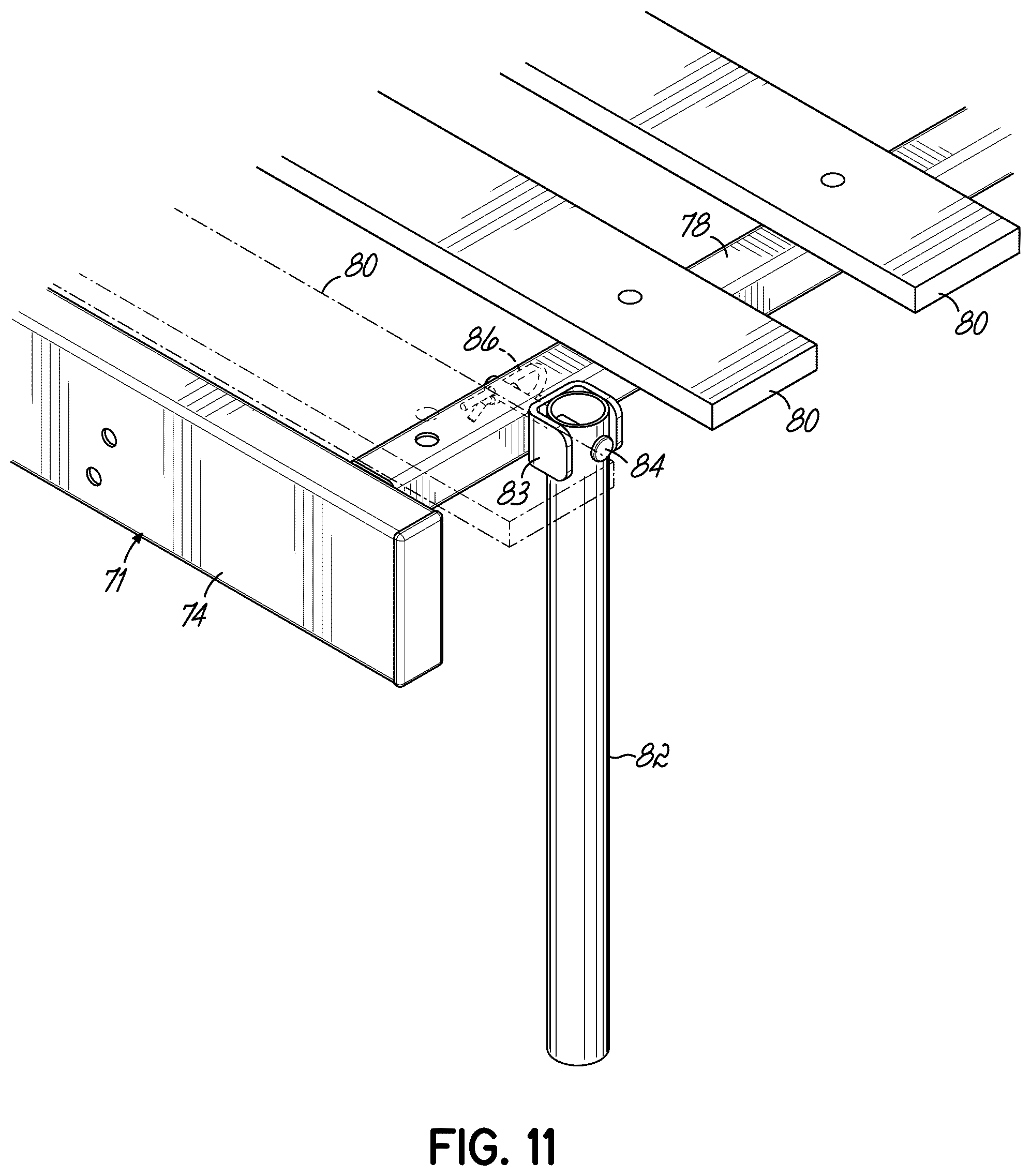 Patent US12551023 Figure 19 – Modular sofa sleeper having pivotal backrest assembly