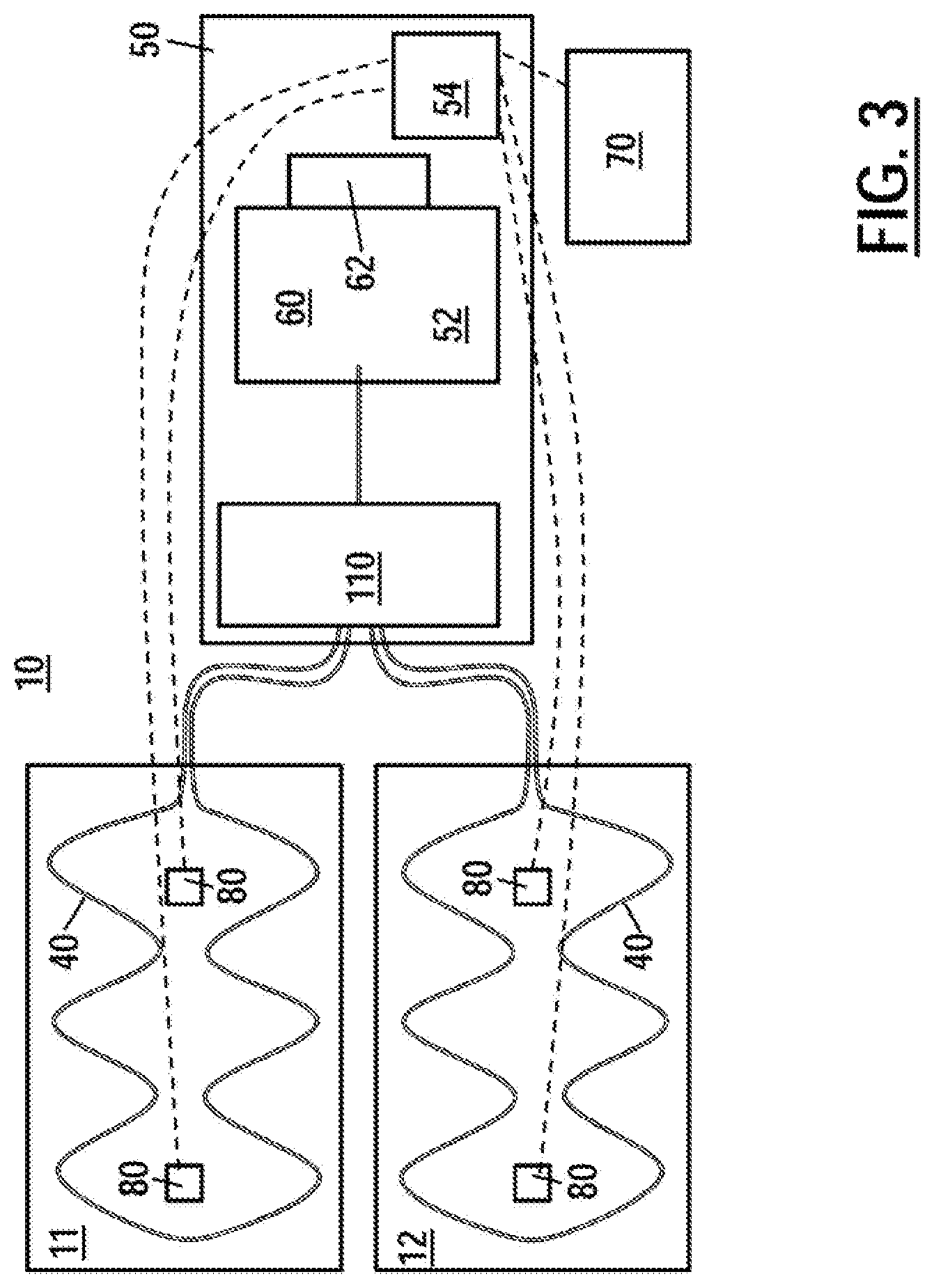 Patent US12551025 Figure 3 – Multi-zone temperature modulation system for bed or blanket