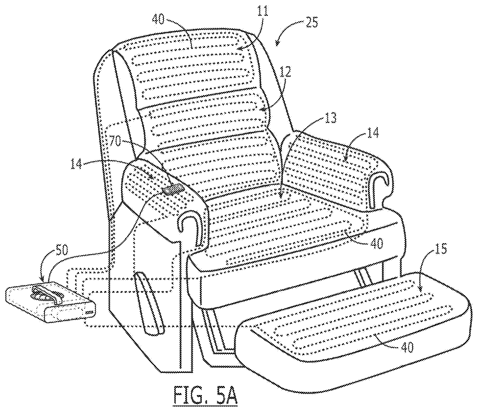 Patent US12551025 Figure 5 – Multi-zone temperature modulation system for bed or blanket