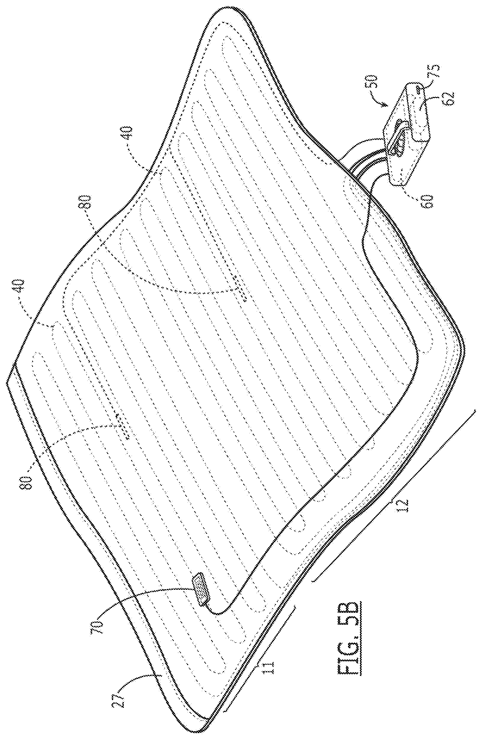 Patent US12551025 Figure 6 – Multi-zone temperature modulation system for bed or blanket
