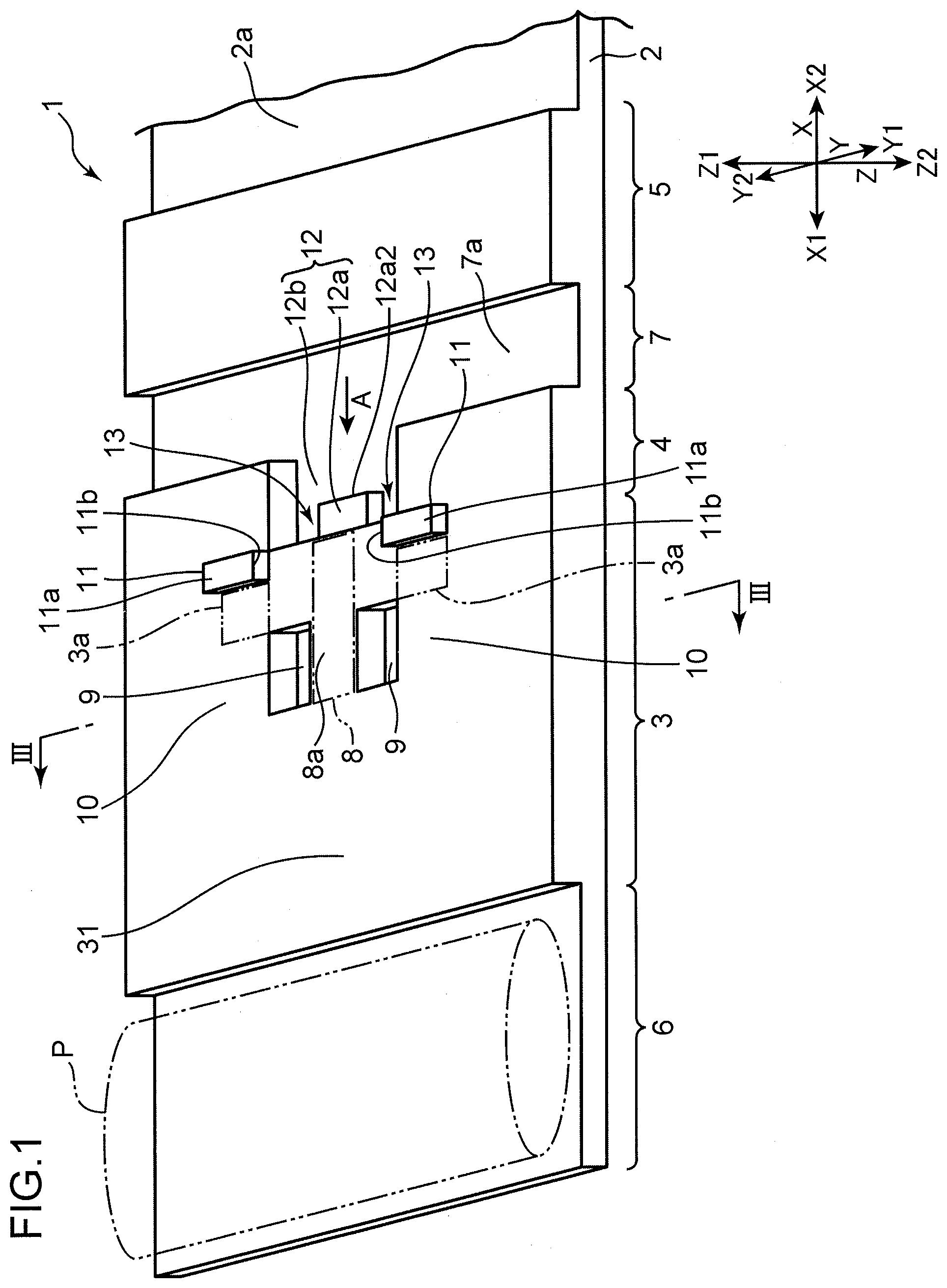 Patent US12551026 Figure 1 – Supine respiration mat