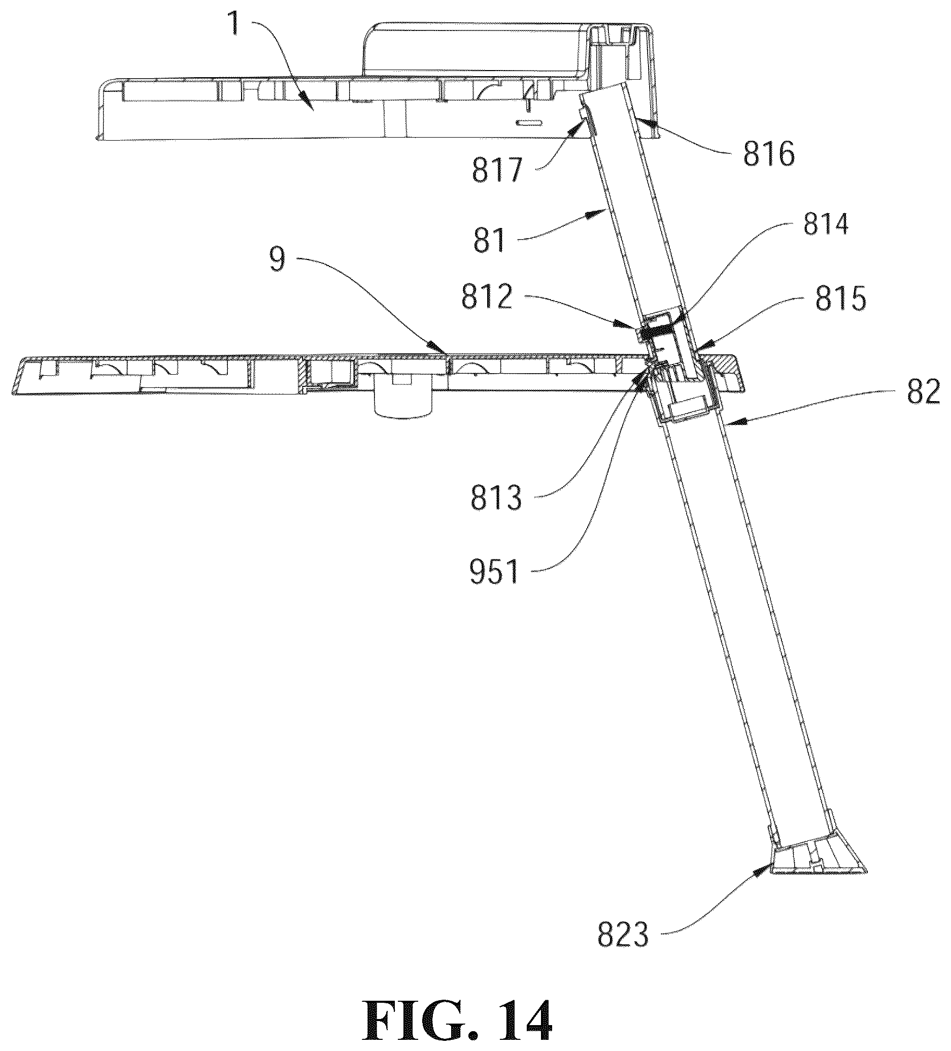 Patent US12551028 Figure 12 – Children's dining chair