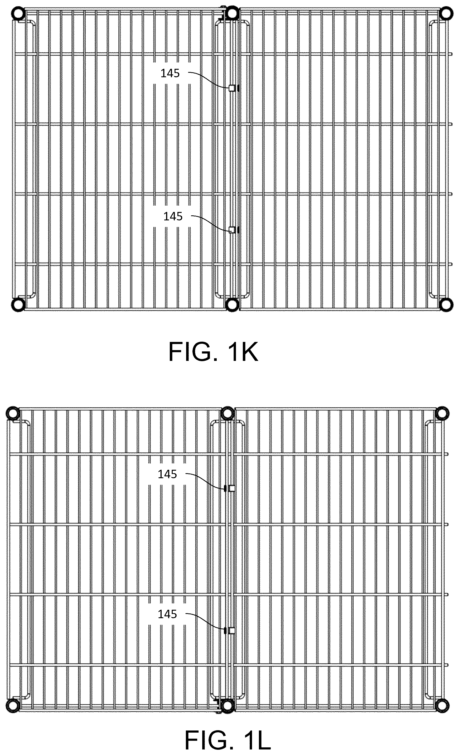 Patent US12551032 Figure 8 – Shelving unit