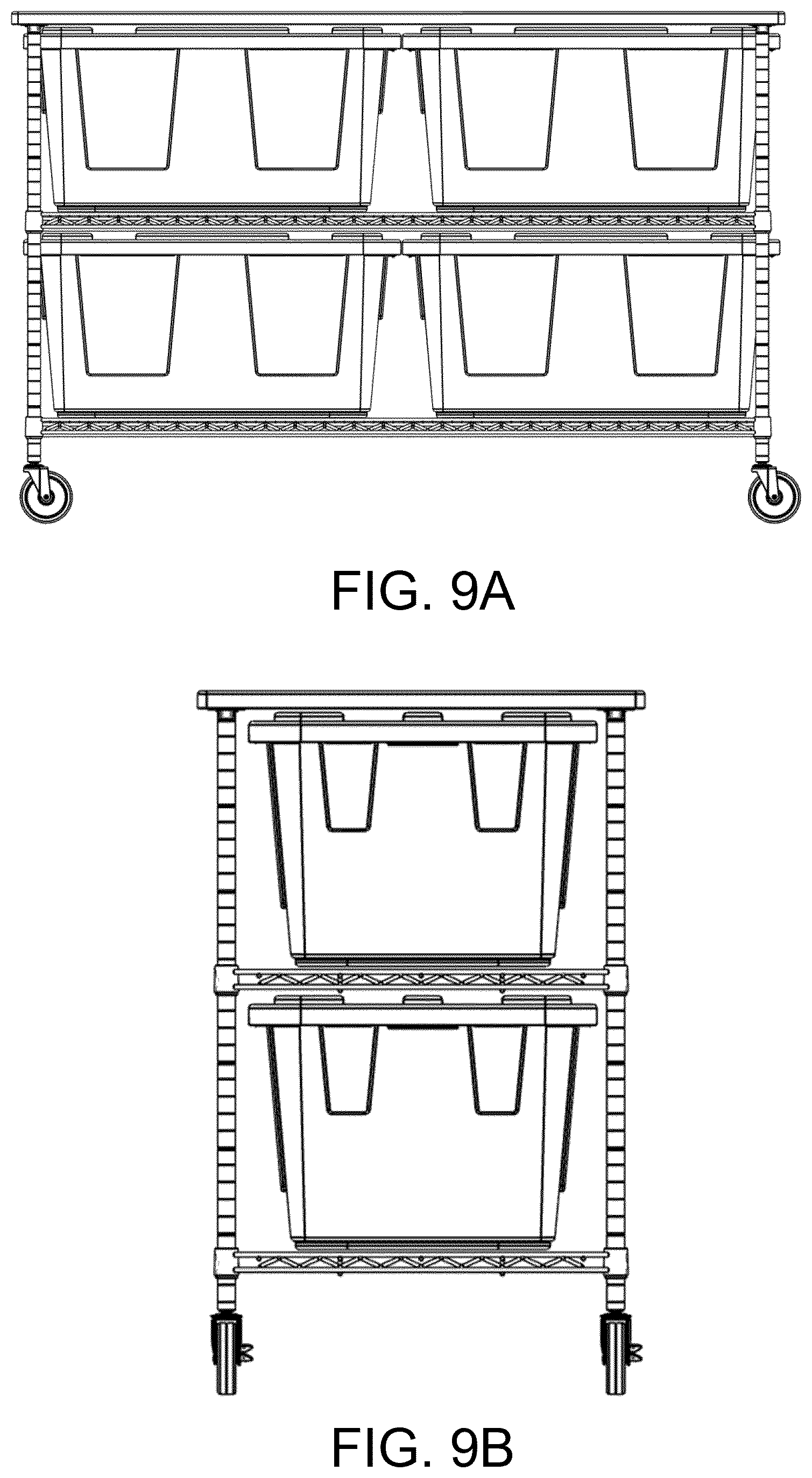 Patent US12551032 Figure 16 – Shelving unit