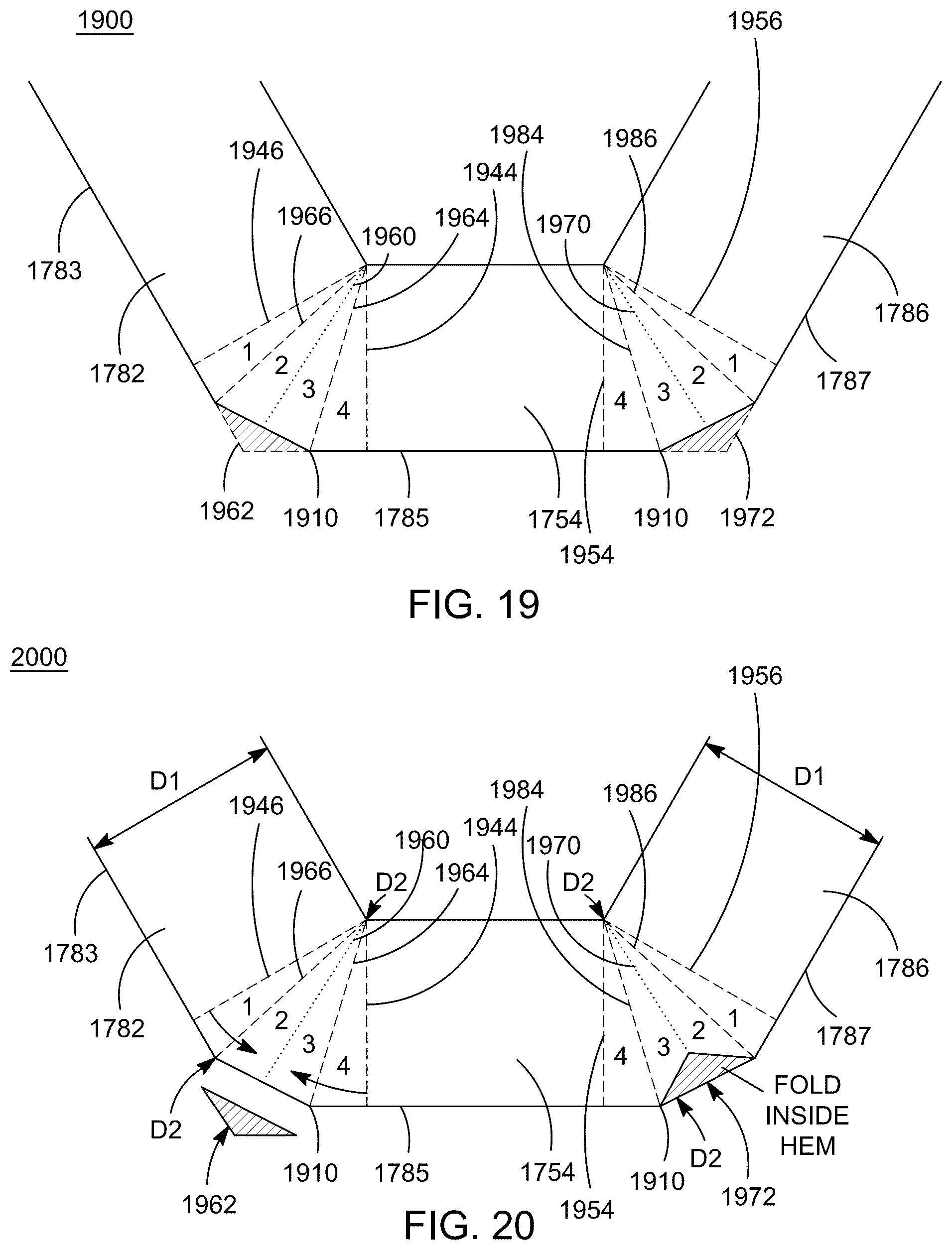 Patent US12551036 Figure 10 – Bed skirt system for adjustable bed