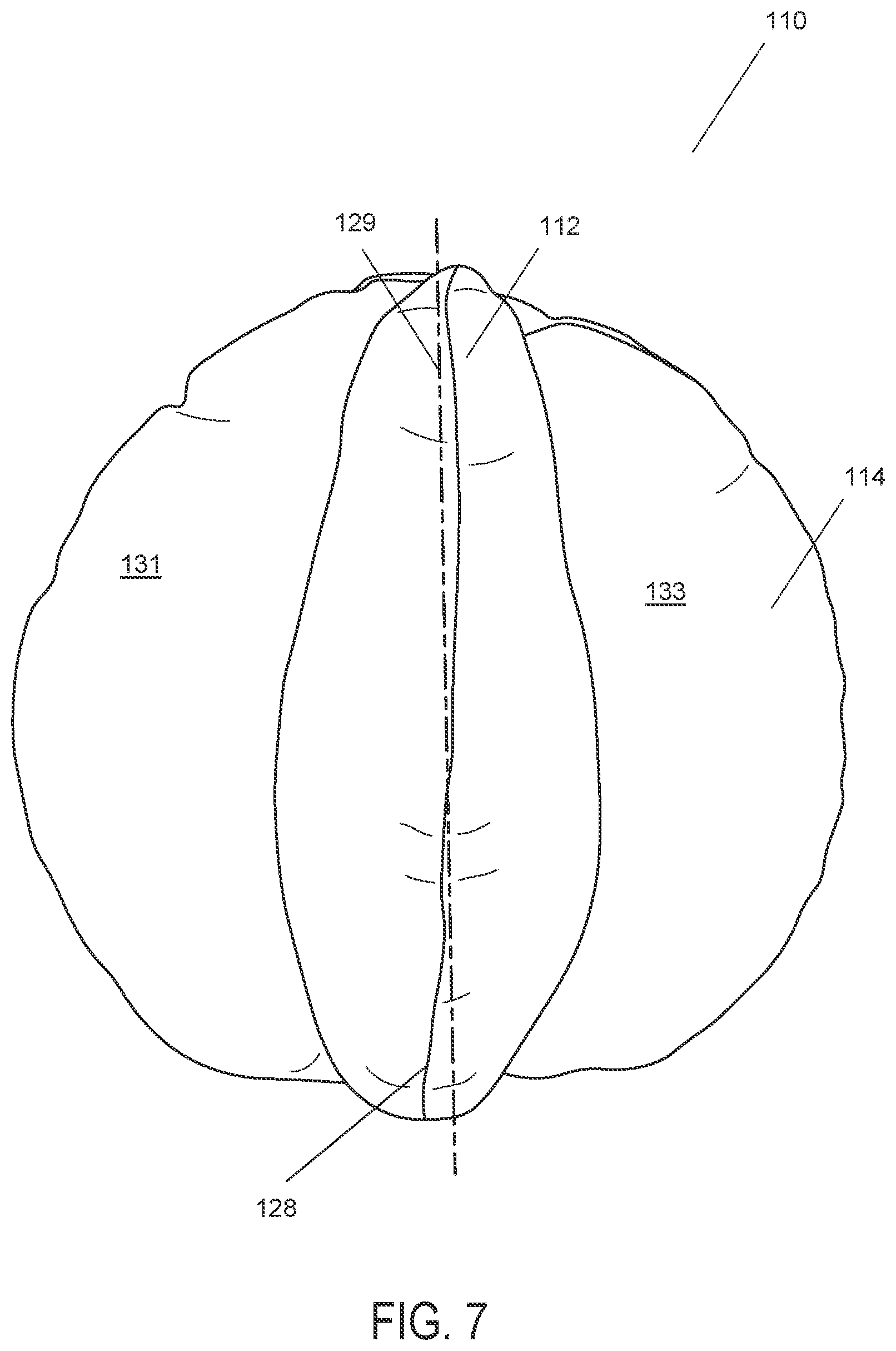 Patent US12551037 Figure 7 – Pillow system