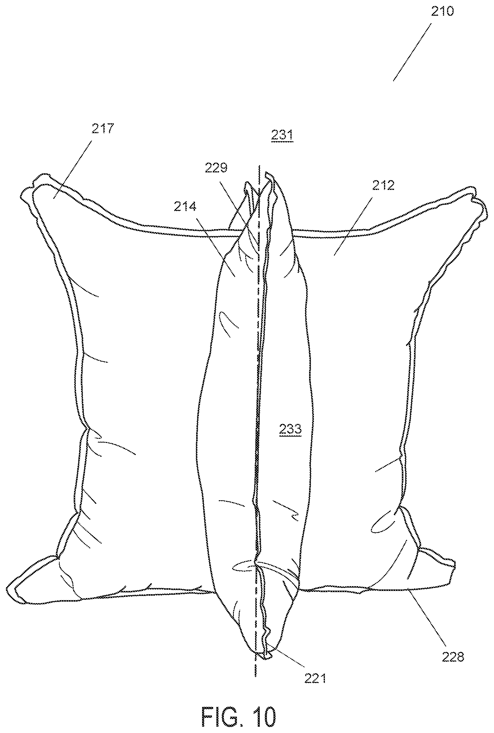 Patent US12551037 Figure 10 – Pillow system
