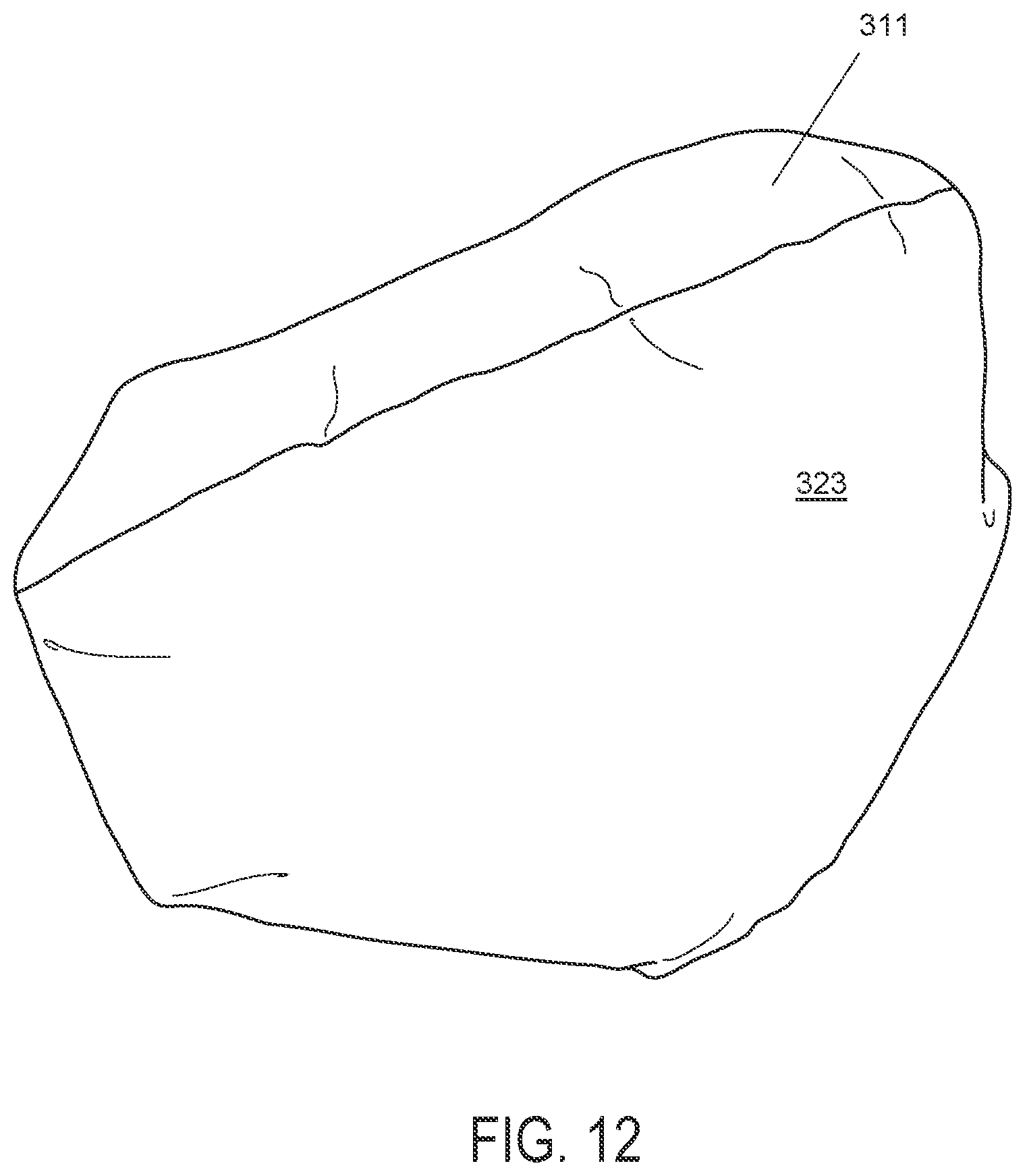 Patent US12551037 Figure 12 – Pillow system