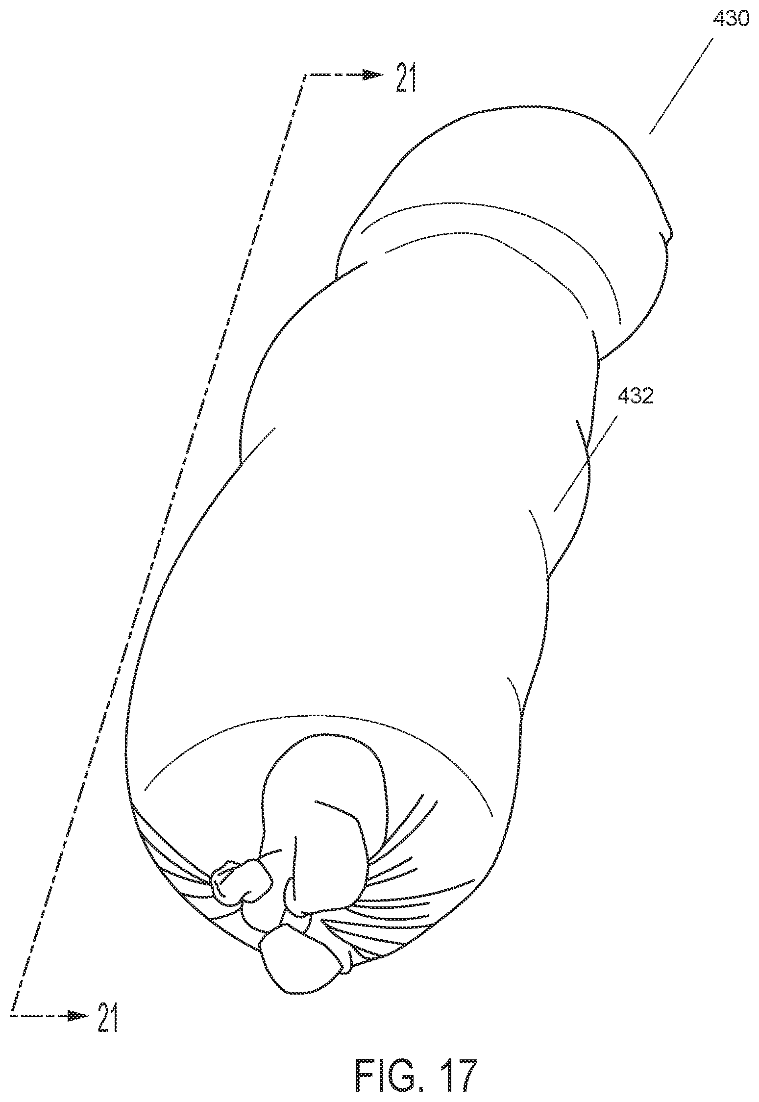 Patent US12551037 Figure 17 – Pillow system