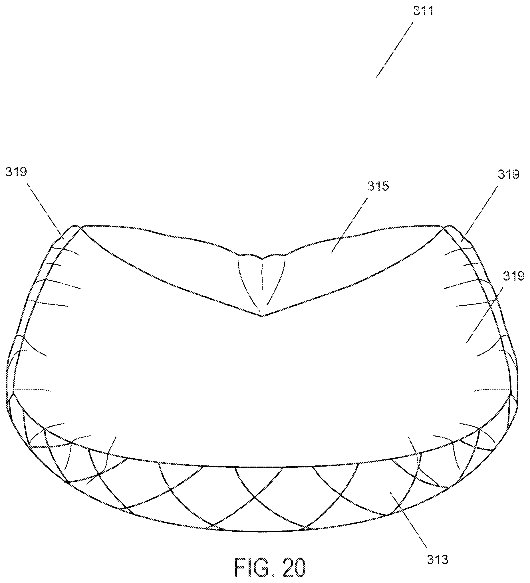 Patent US12551037 Figure 20 – Pillow system