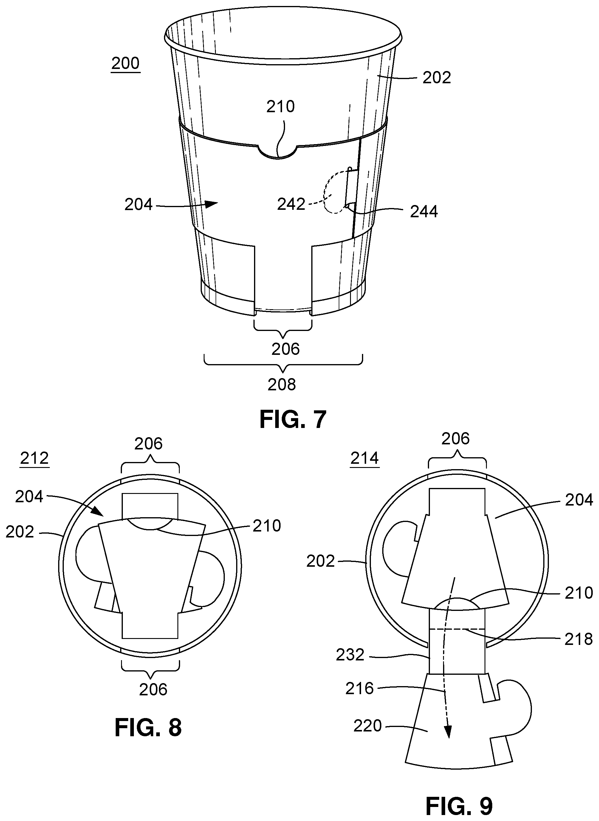 Patent US12551041 Figure 3 – Collapsible accessories for containers