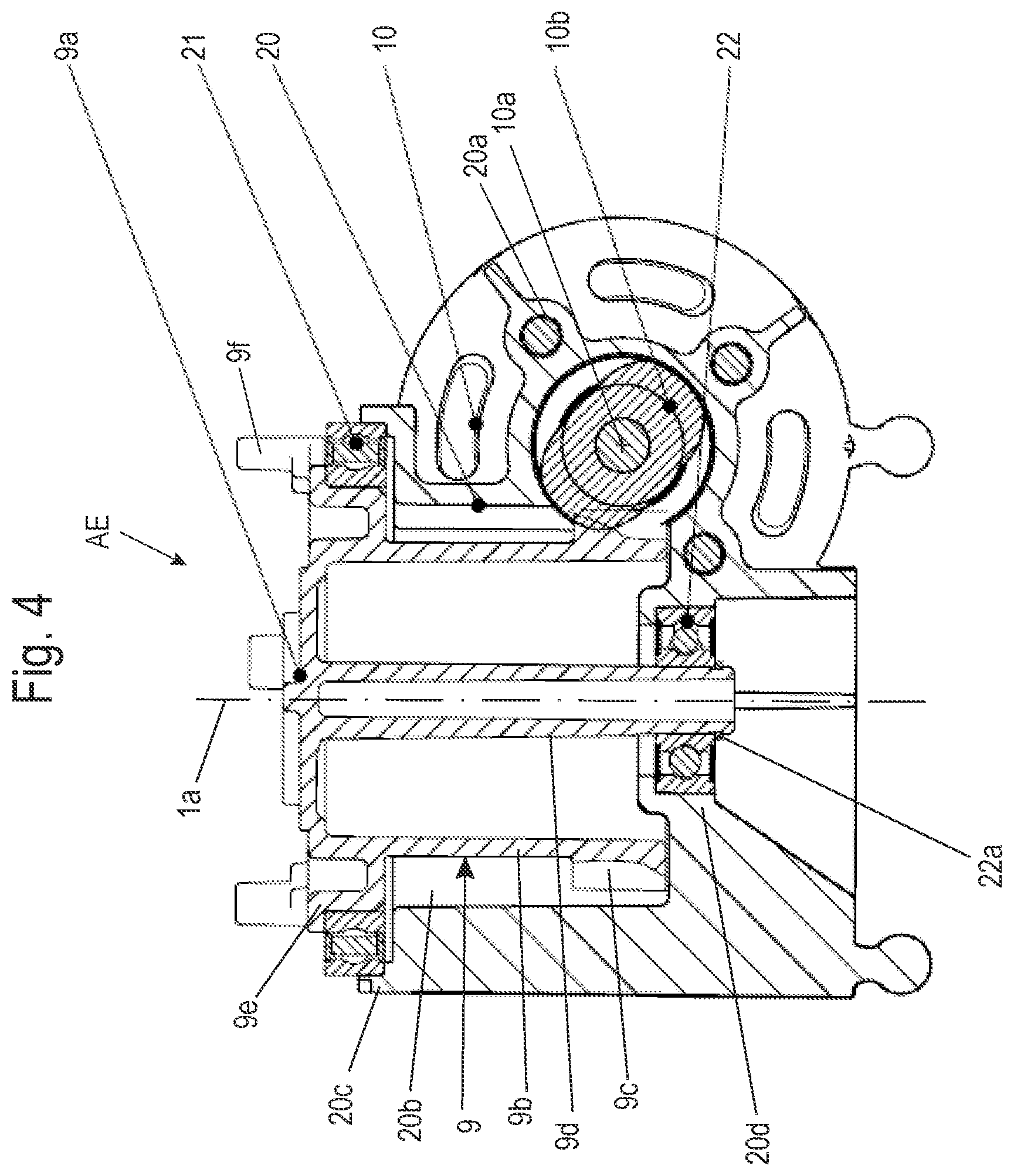 Patent US12551045 Figure 4 – Grinder and coffee machine having such a grinder
