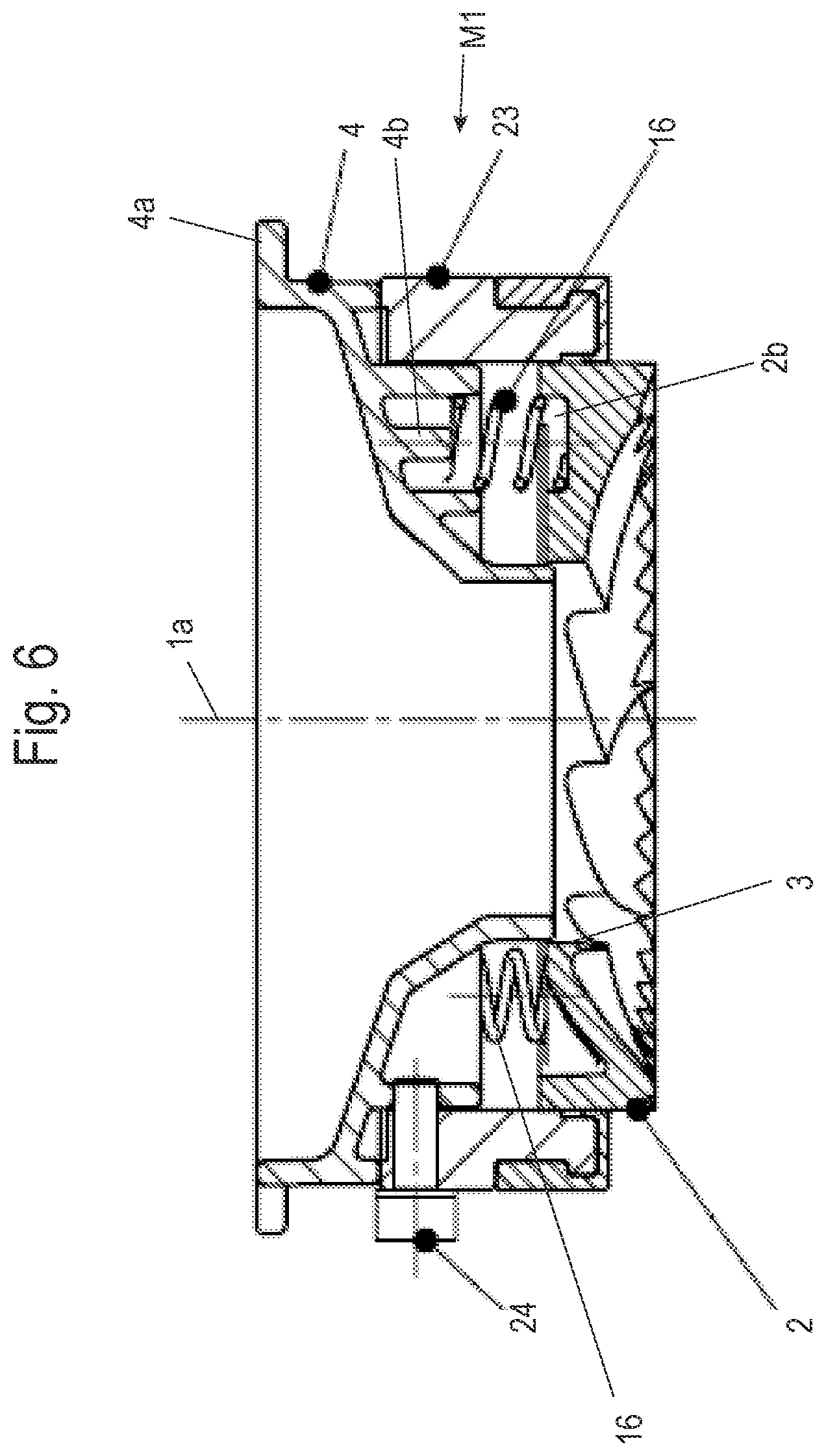 Patent US12551045 Figure 6 – Grinder and coffee machine having such a grinder