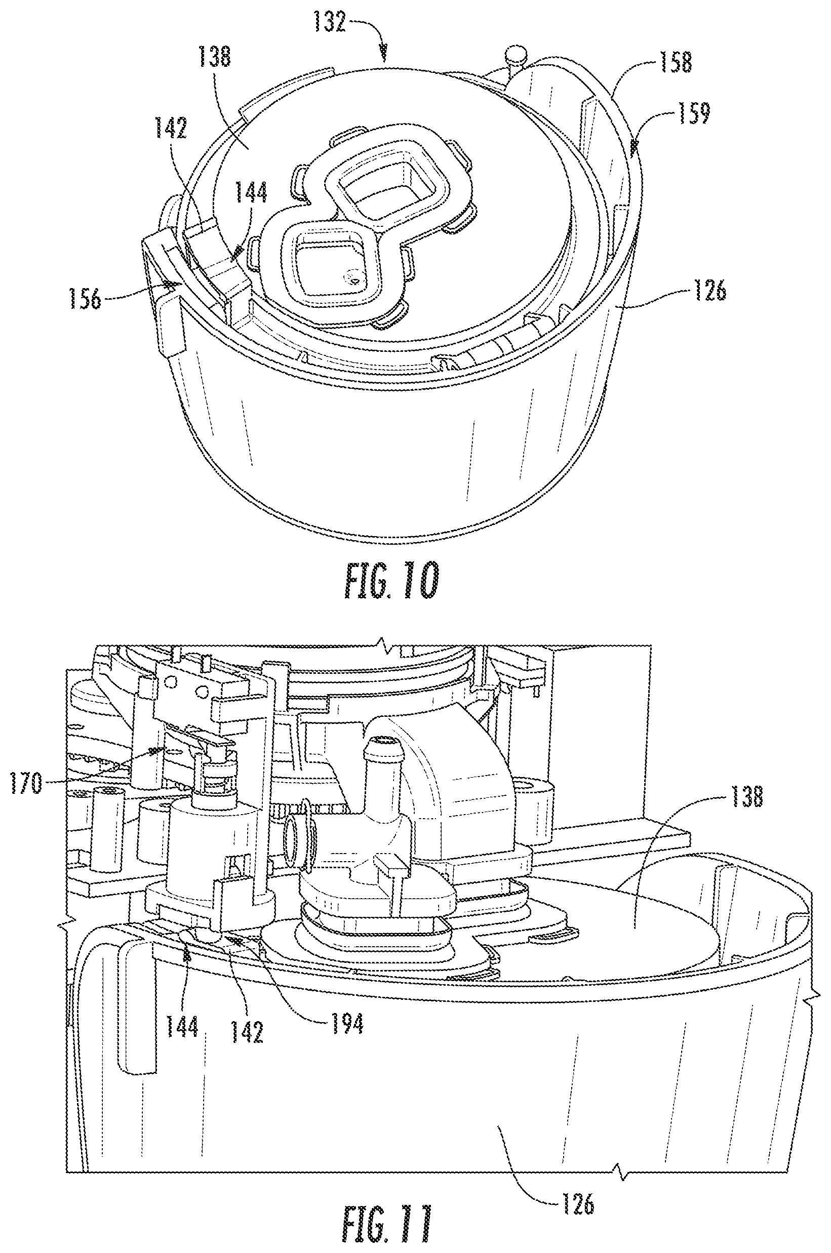 Patent US12551046 Figure 7 – Positioning system for a beverage dispenser