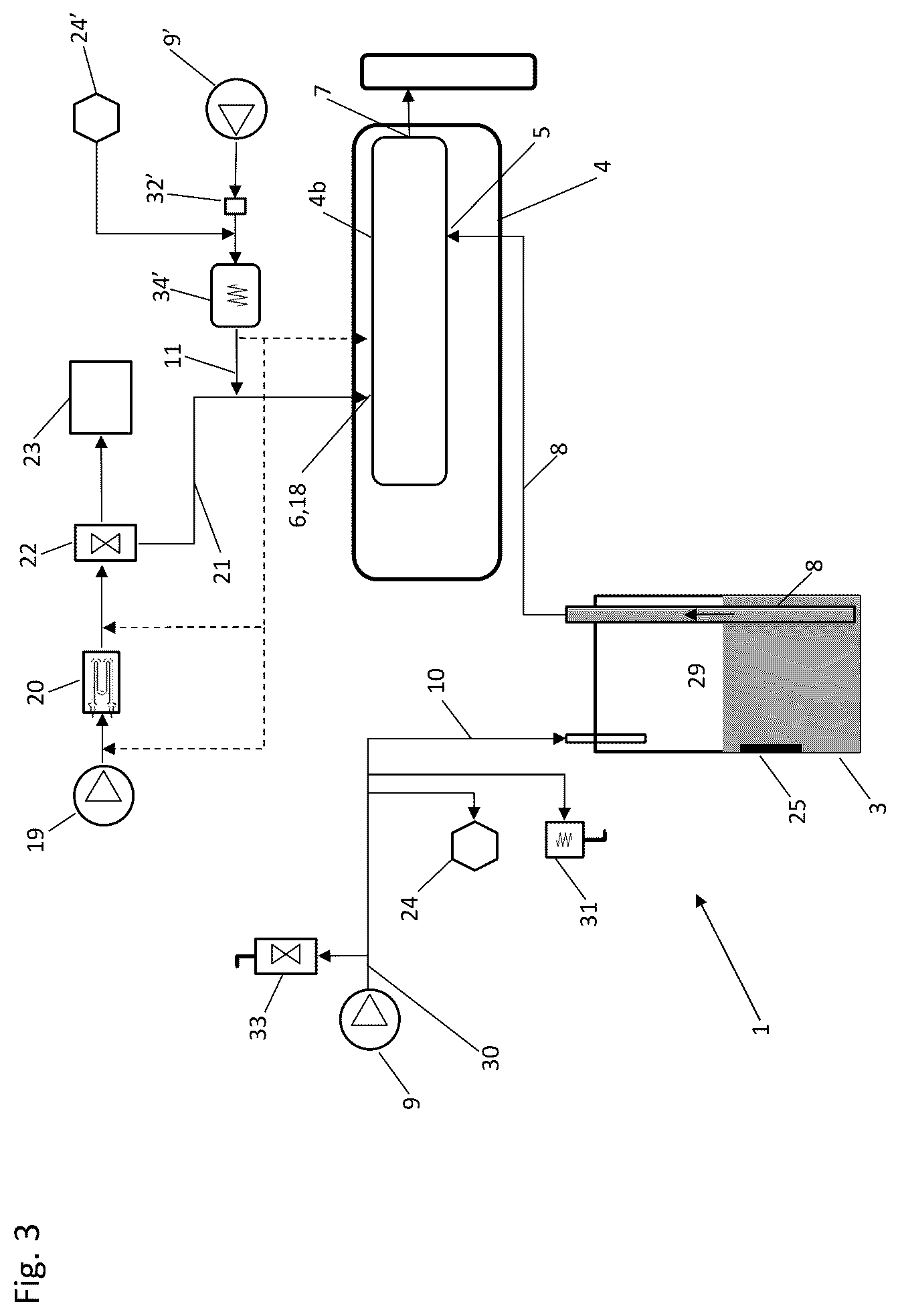 Patent US12551048 Figure 3 – Device for emulsifying and/or heating milk and method for producing a milk-based drink
