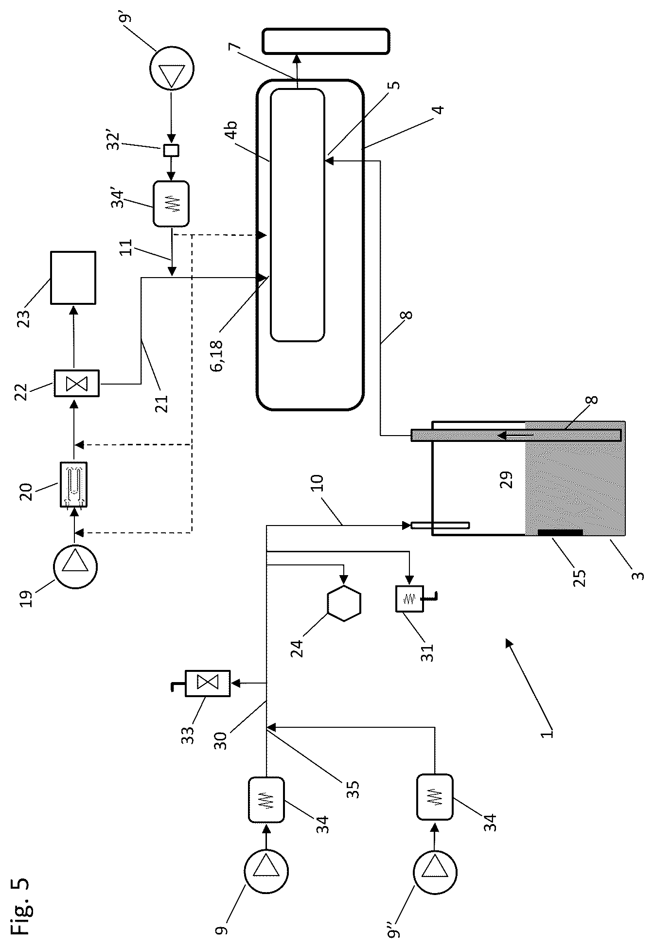 Patent US12551048 Figure 5 – Device for emulsifying and/or heating milk and method for producing a milk-based drink