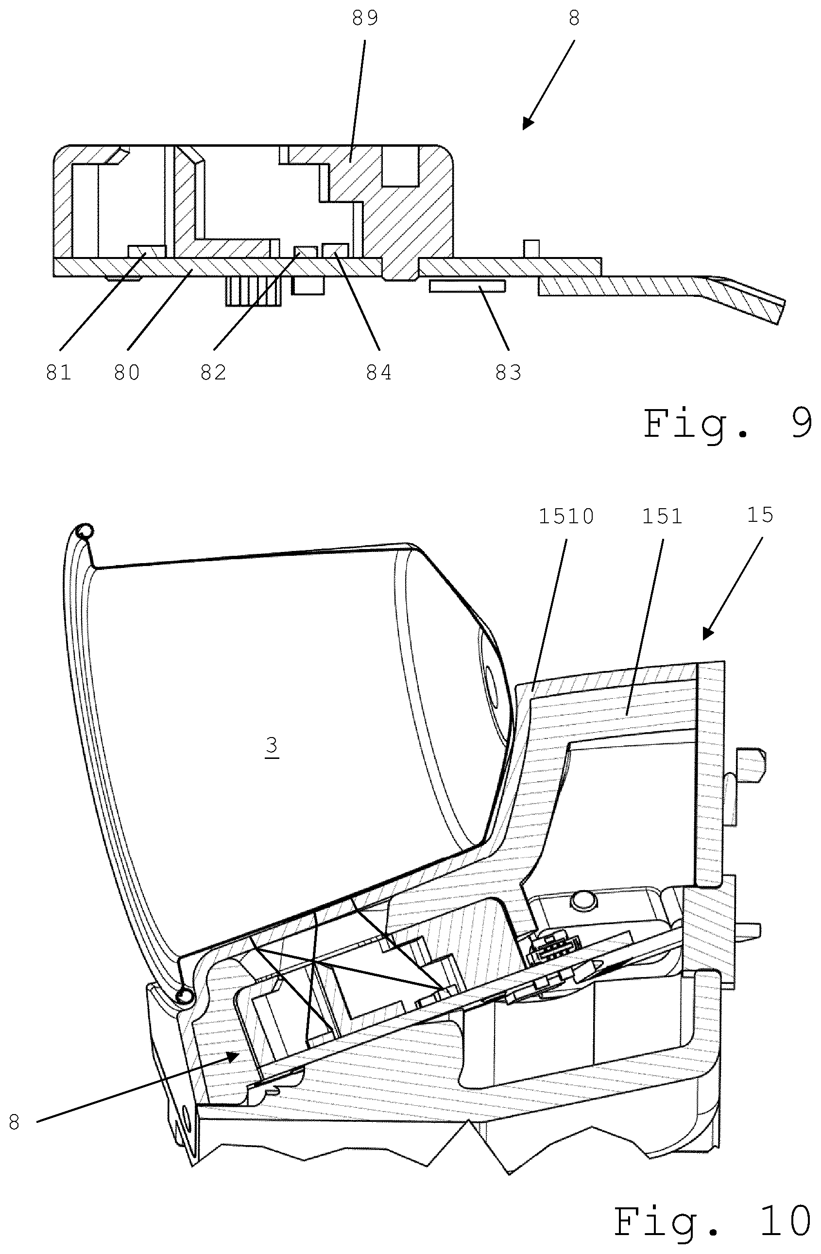 Patent US12551051 Figure 6 – Beverage preparation machine with capsule recognition