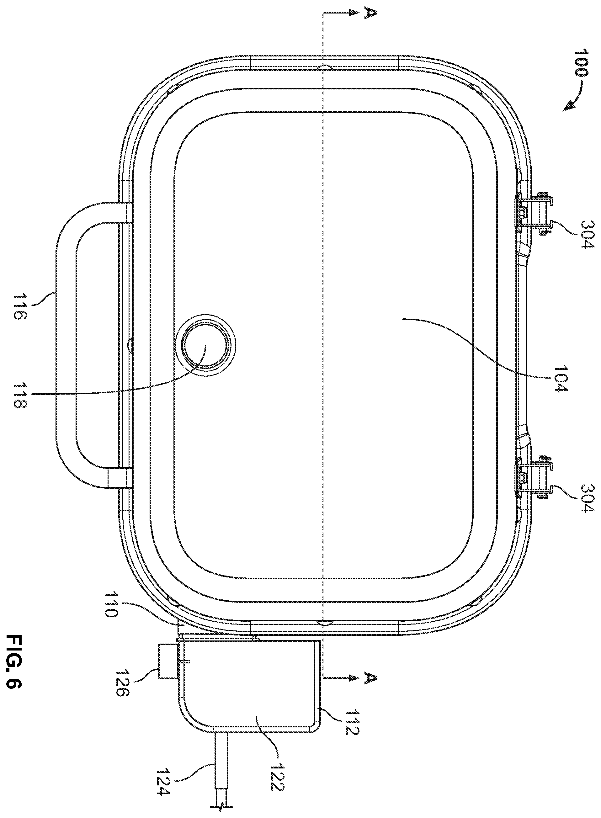Patent US12551053 Figure 6 – Portable grills having reversible steam tray assemblies