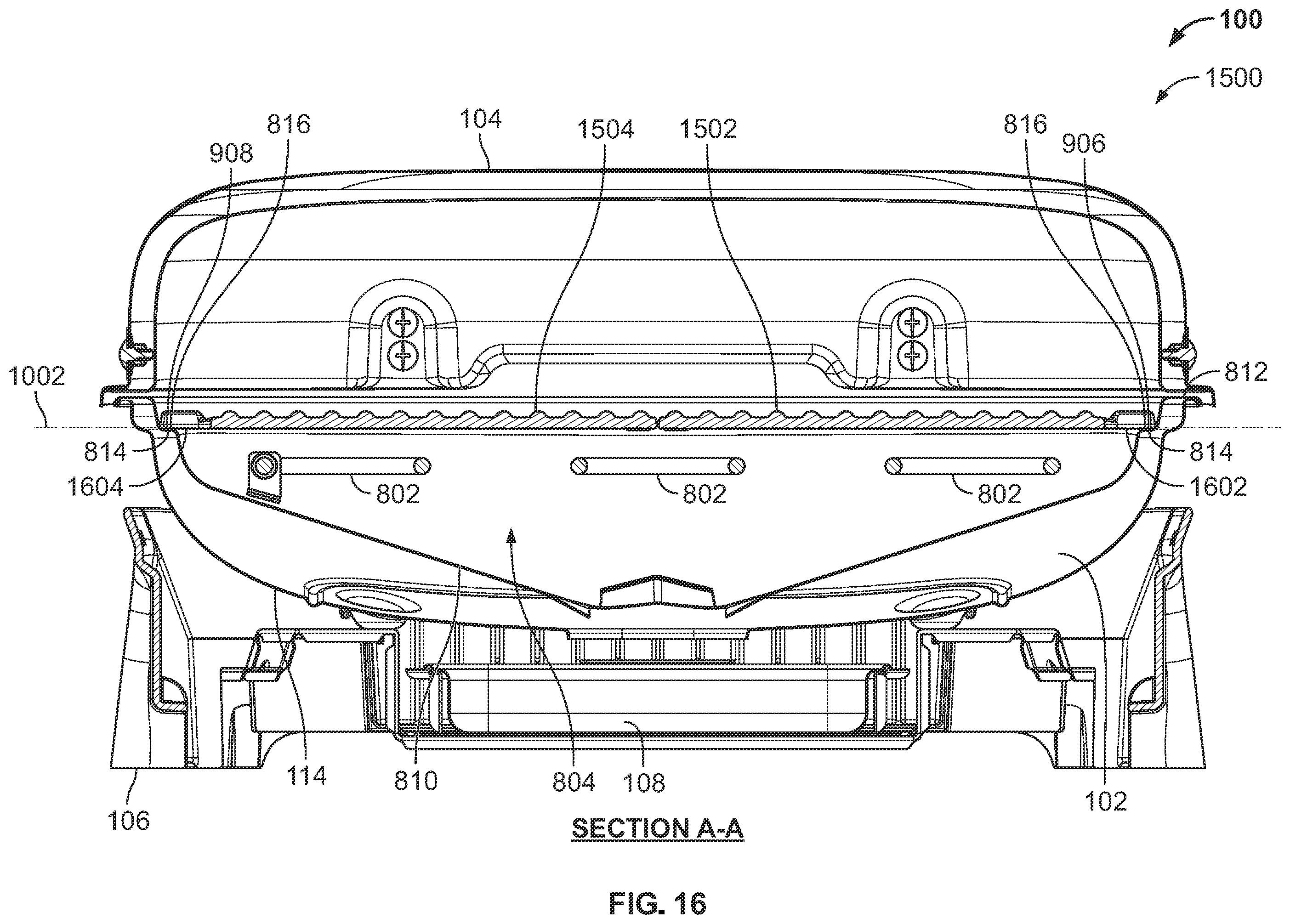 Patent US12551053 Figure 16 – Portable grills having reversible steam tray assemblies
