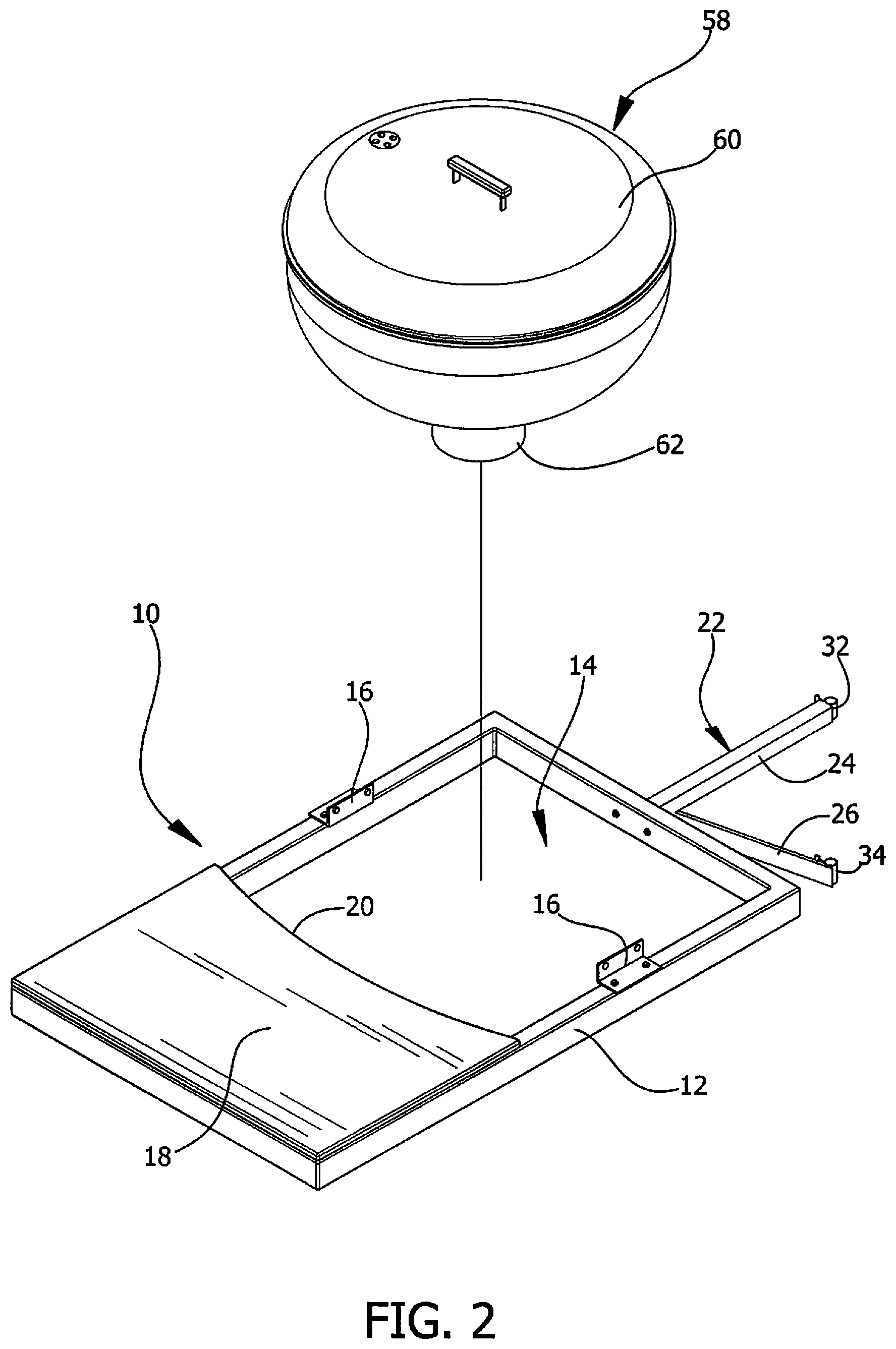 Patent US12551054 Figure 2 – Grill mounting apparatus