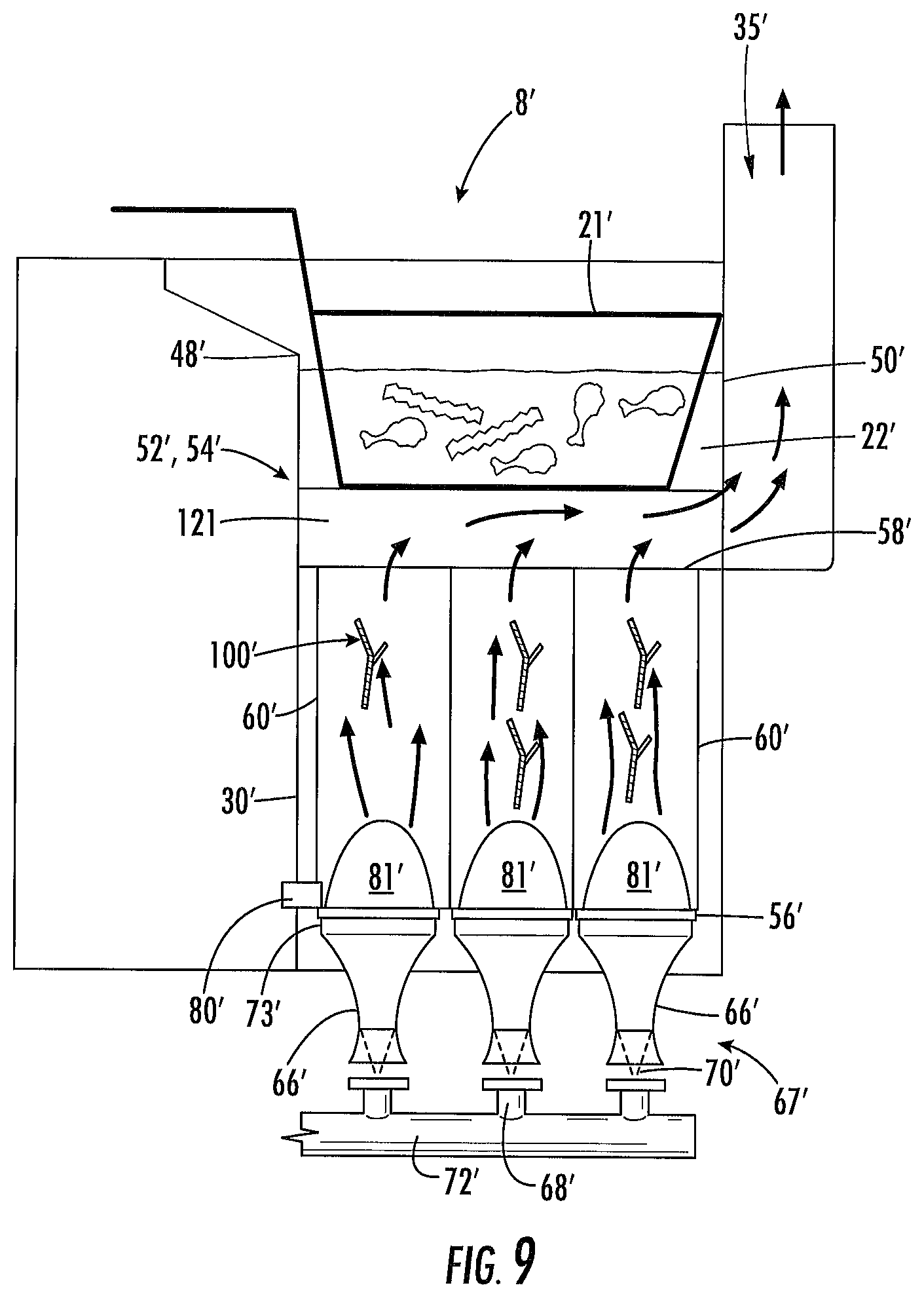 Patent US12551056 Figure 8 – High-efficiency heating apparatus