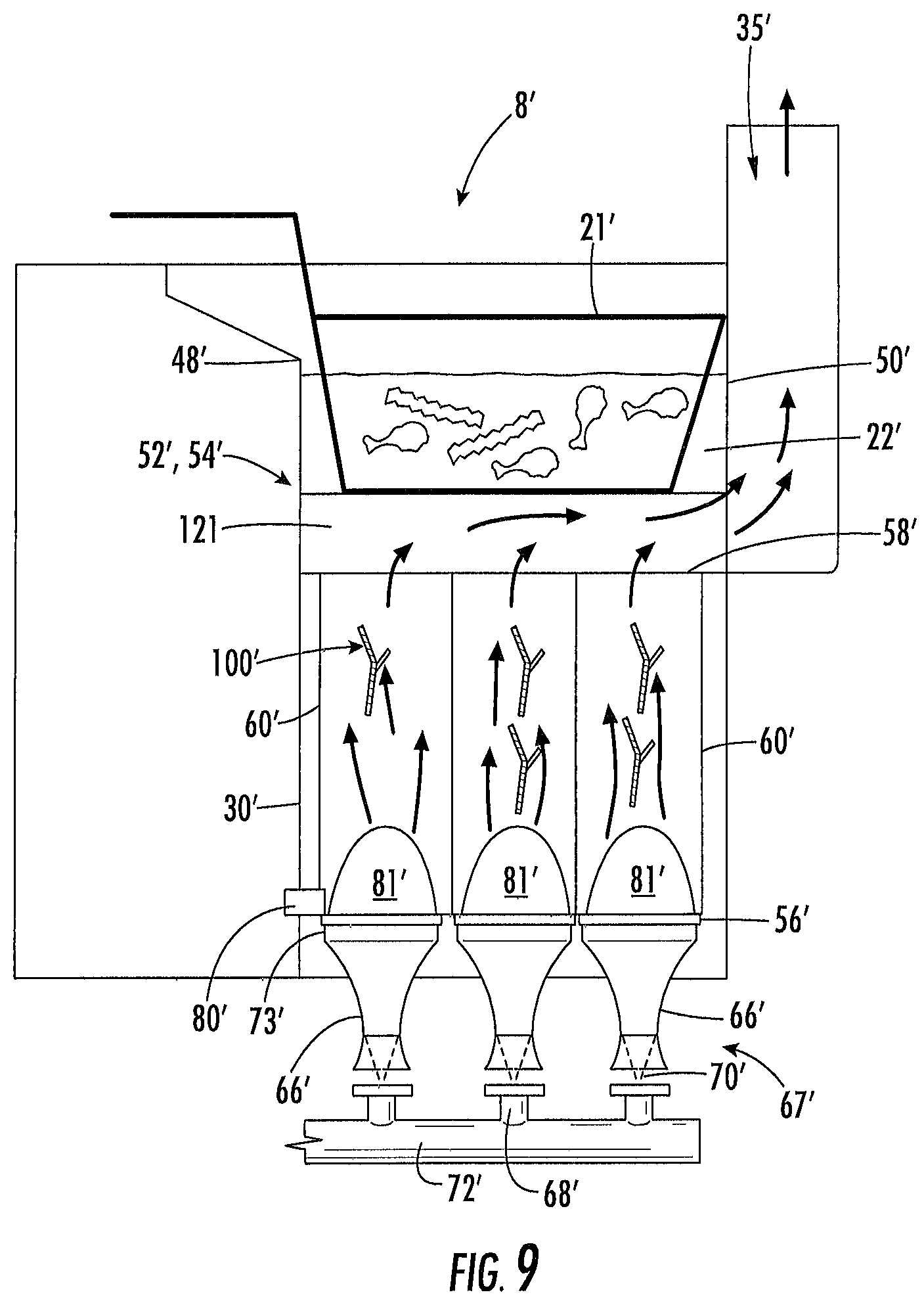 Patent US12551057 Figure 8 – High-efficiency heating apparatus
