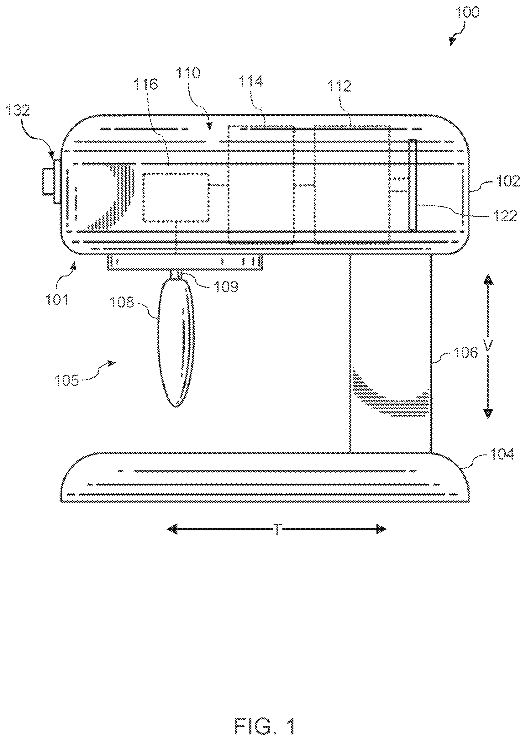 Patent US12551060 — High-frequency injection for sensorless control of a BLDC stand mixer — Figure 1