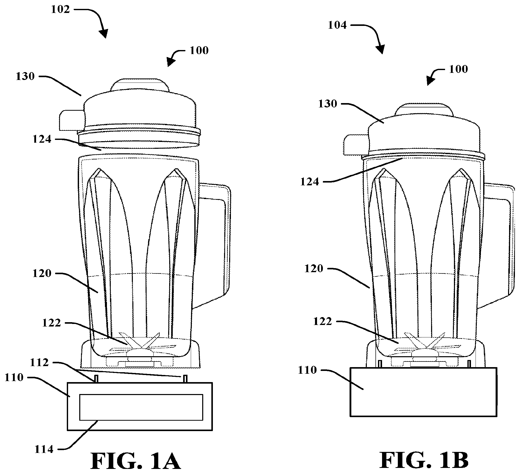 Patent US12551062 Figure 1 – Interlocking blending system