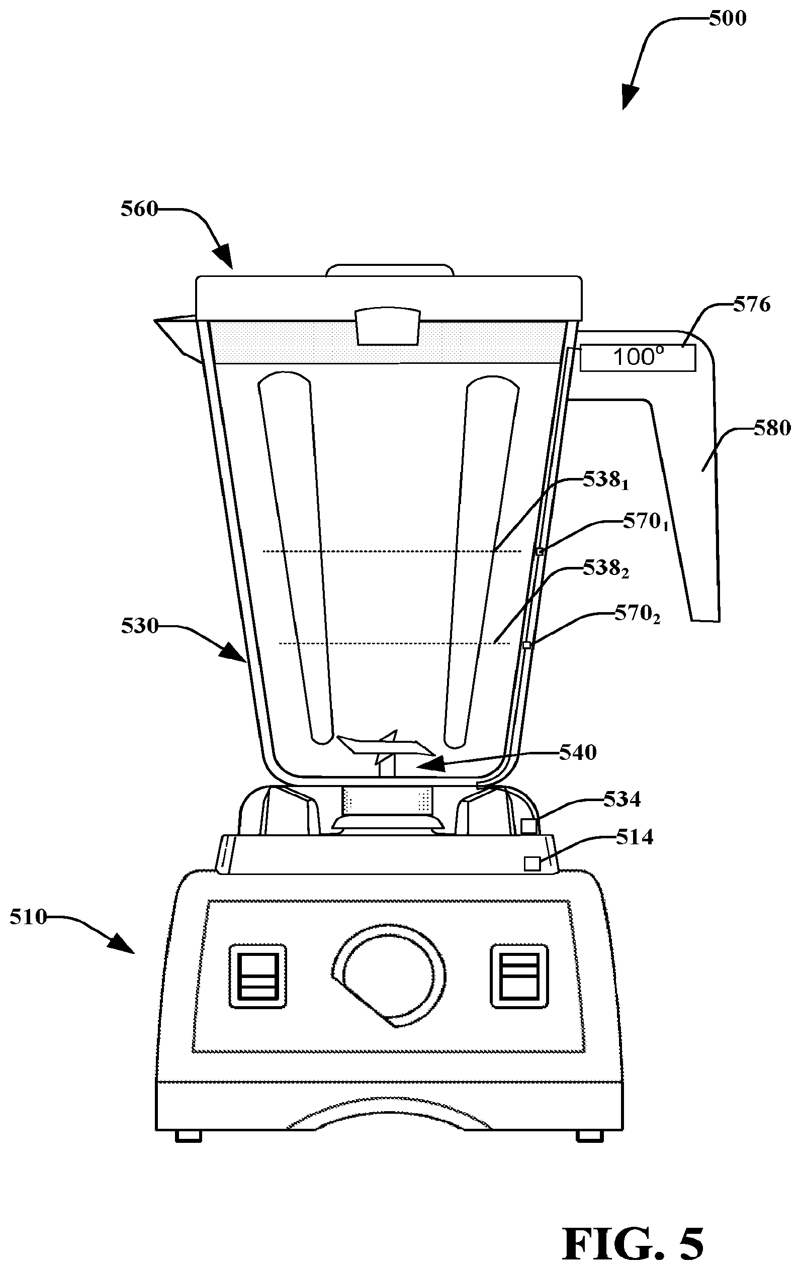 Patent US12551062 Figure 5 – Interlocking blending system