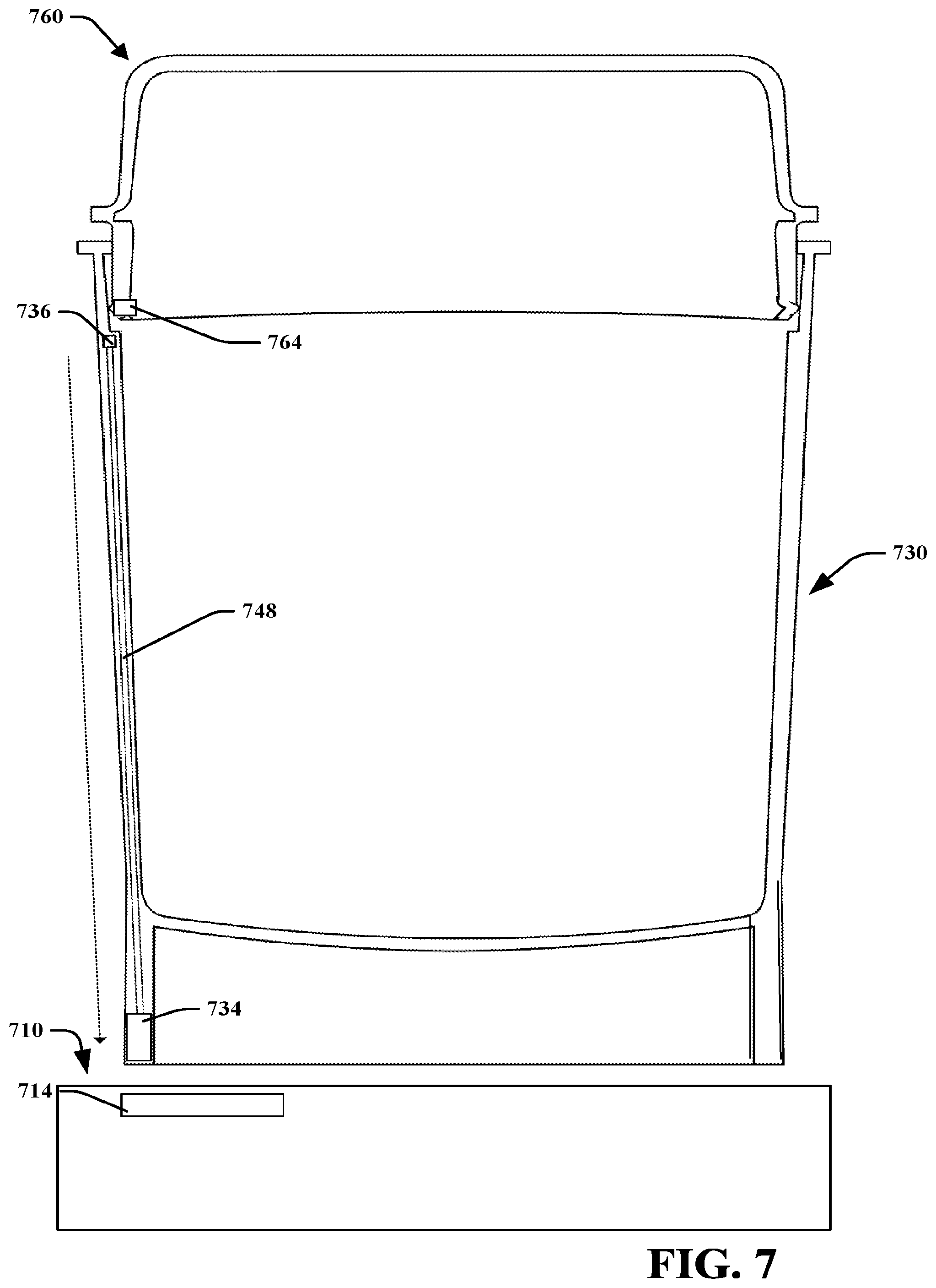 Patent US12551062 Figure 7 – Interlocking blending system