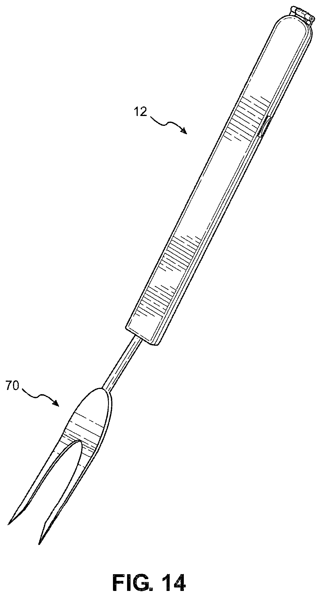 Patent US12551063 Figure 14 – Handle for barbecue tools and for other implements