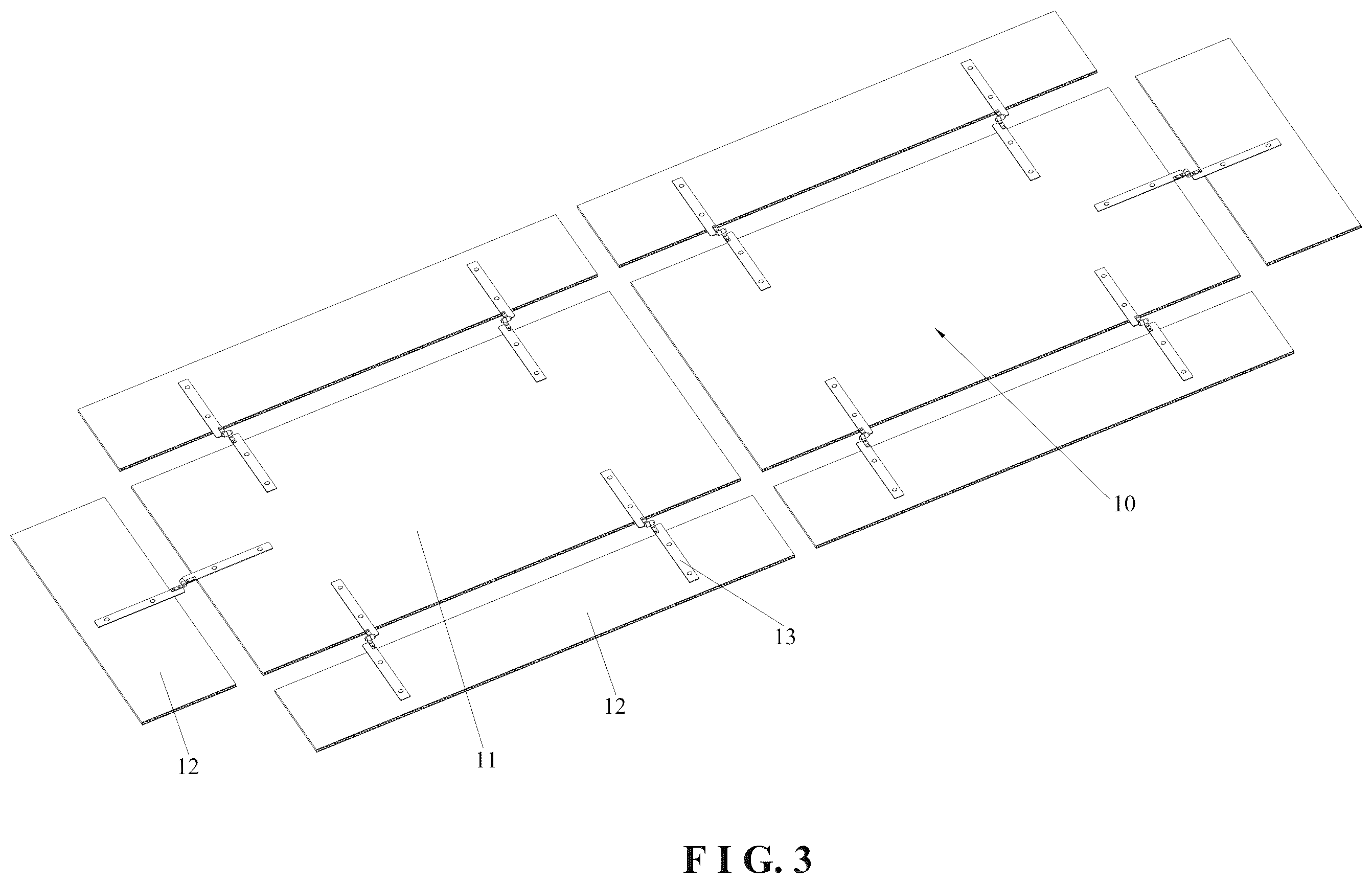 Patent US12551065 Figure 3 – Mobile foldable shower mattress