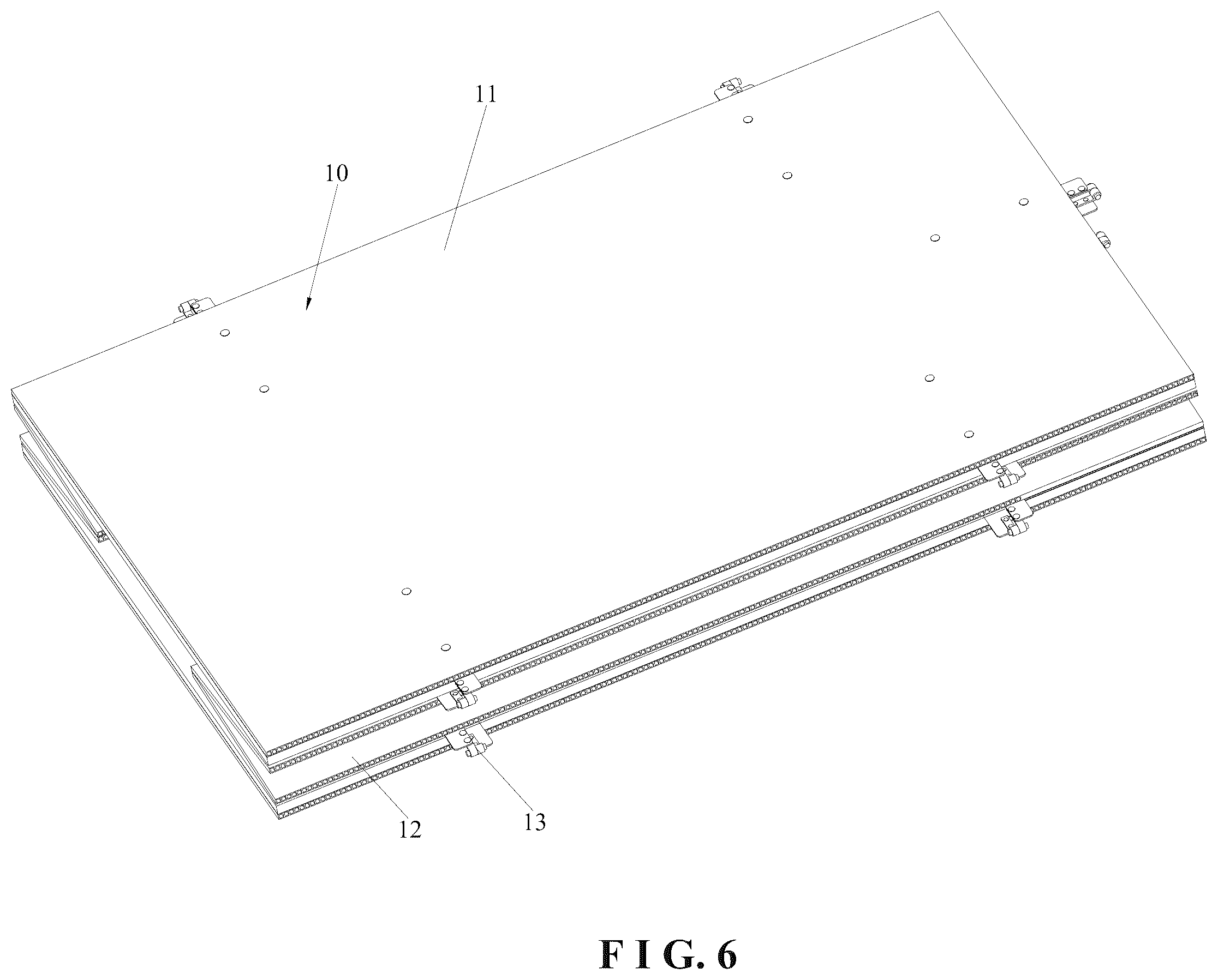 Patent US12551065 Figure 6 – Mobile foldable shower mattress