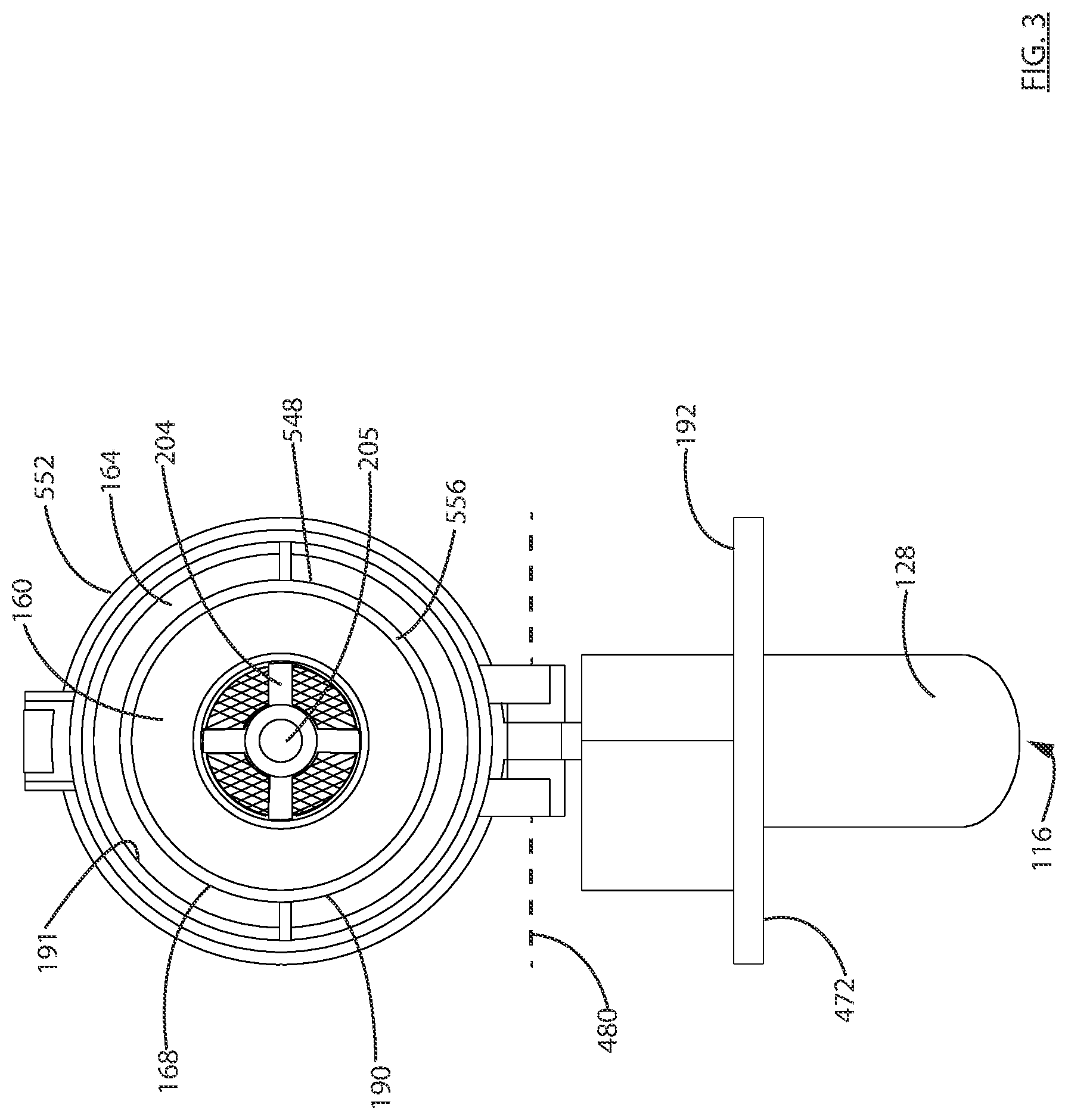 Patent US12551067 Figure 3 – Surface cleaning apparatus